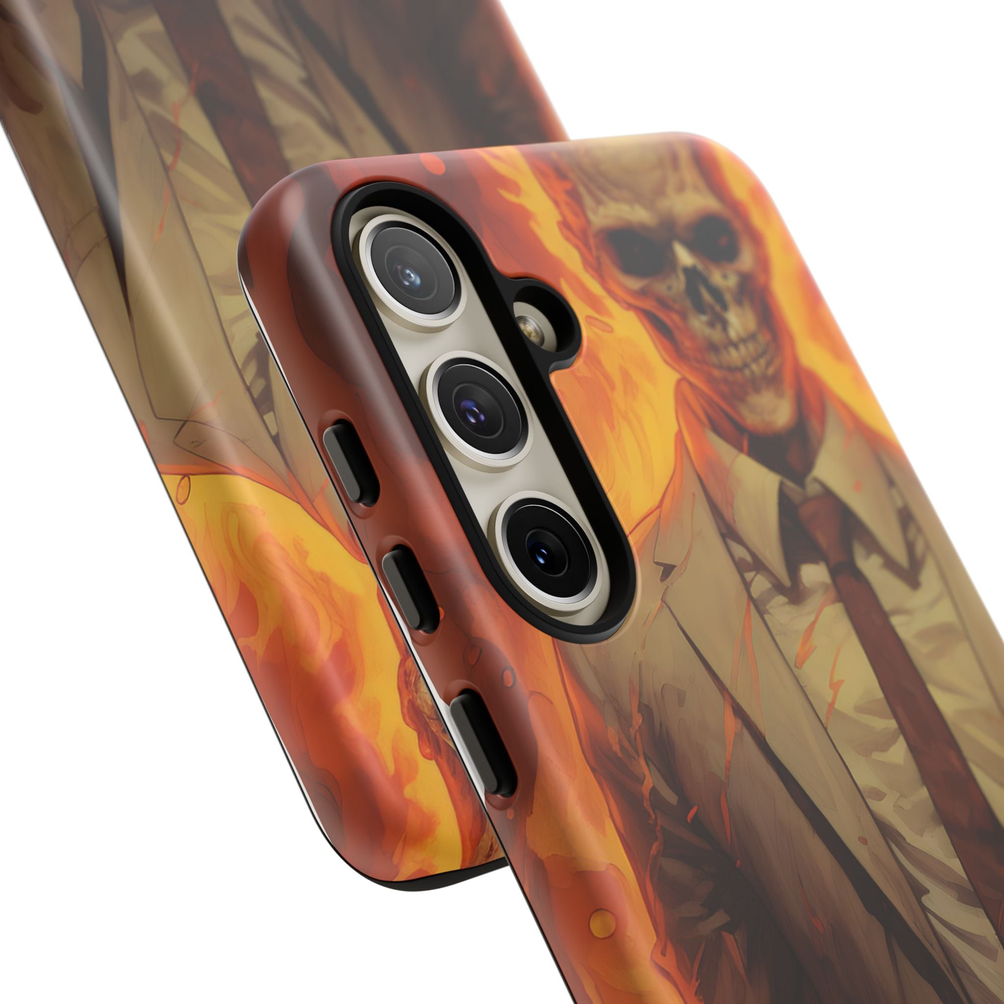 Fiery Skull Samsung Case