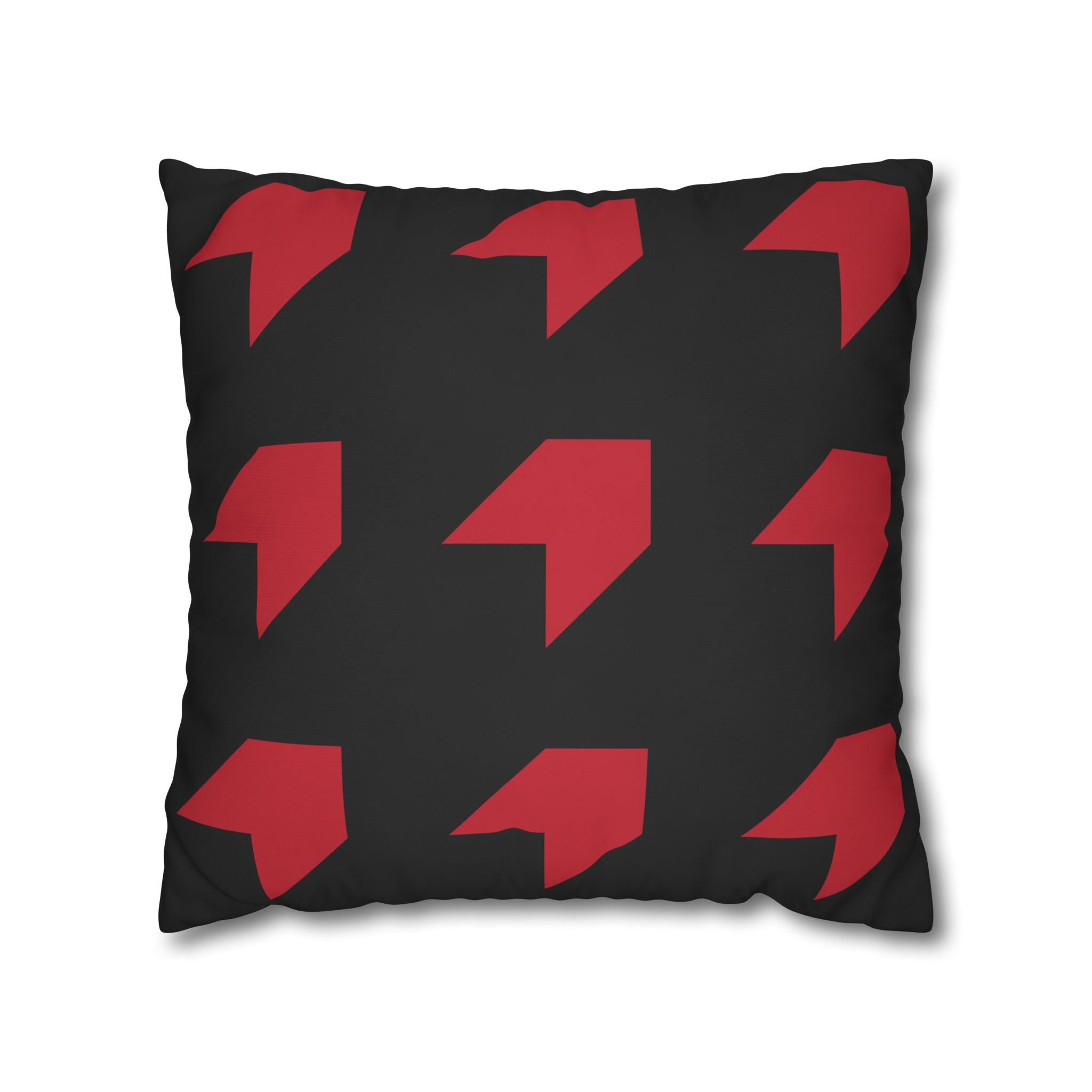 Geometric Arrow Red Pillowcase