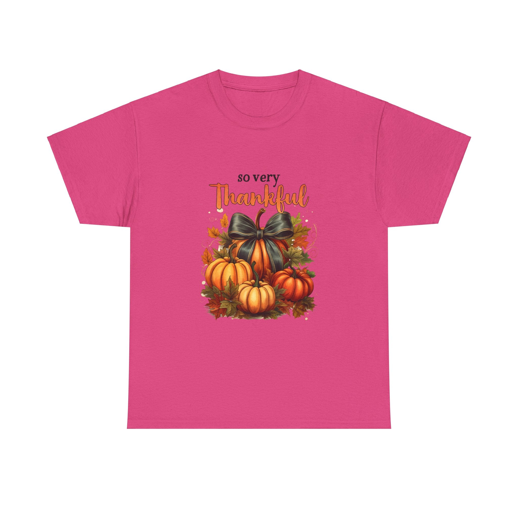 So Very Thankful Pumpkin Thanksgiving Tee