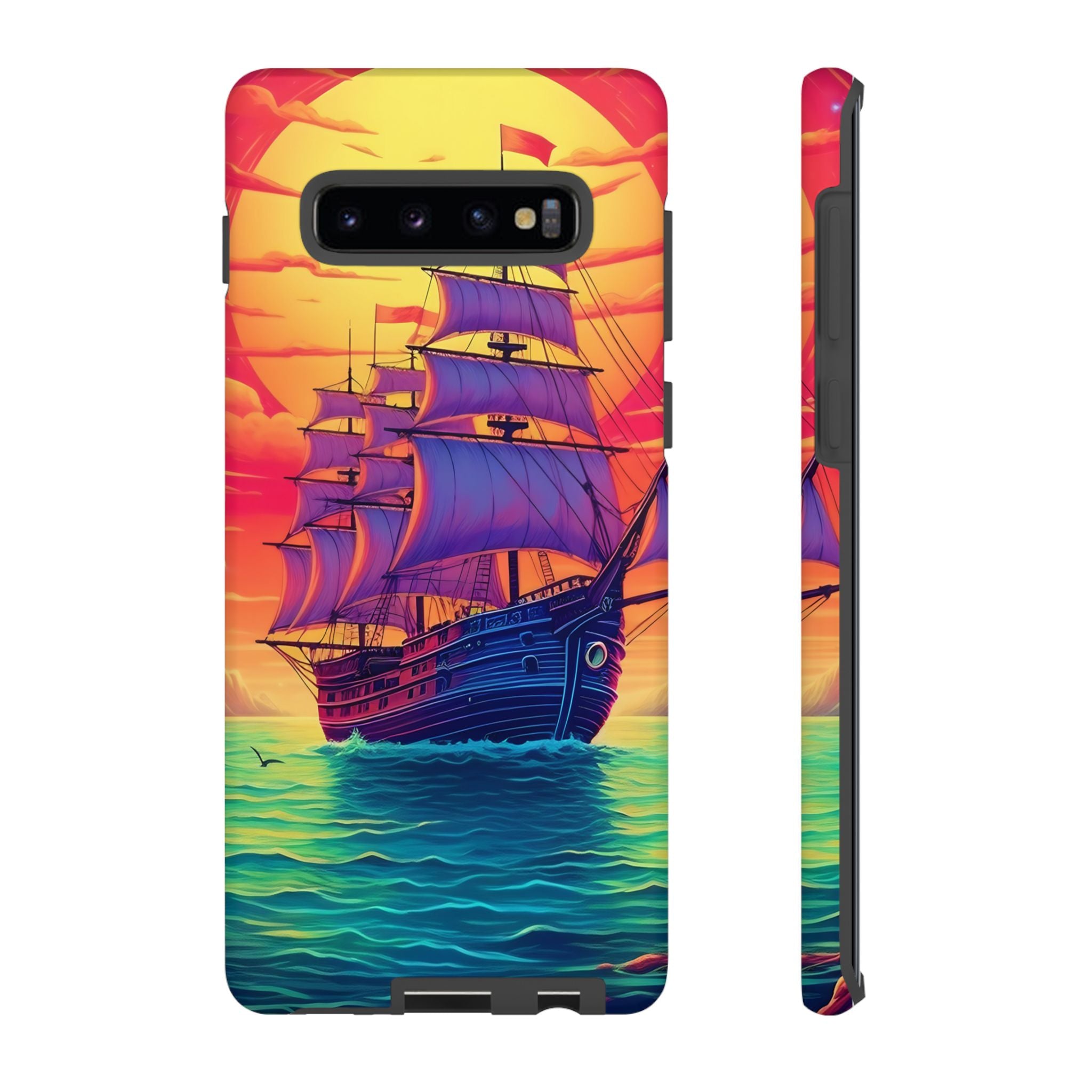 Sunset Galleon Samsung Phone Case