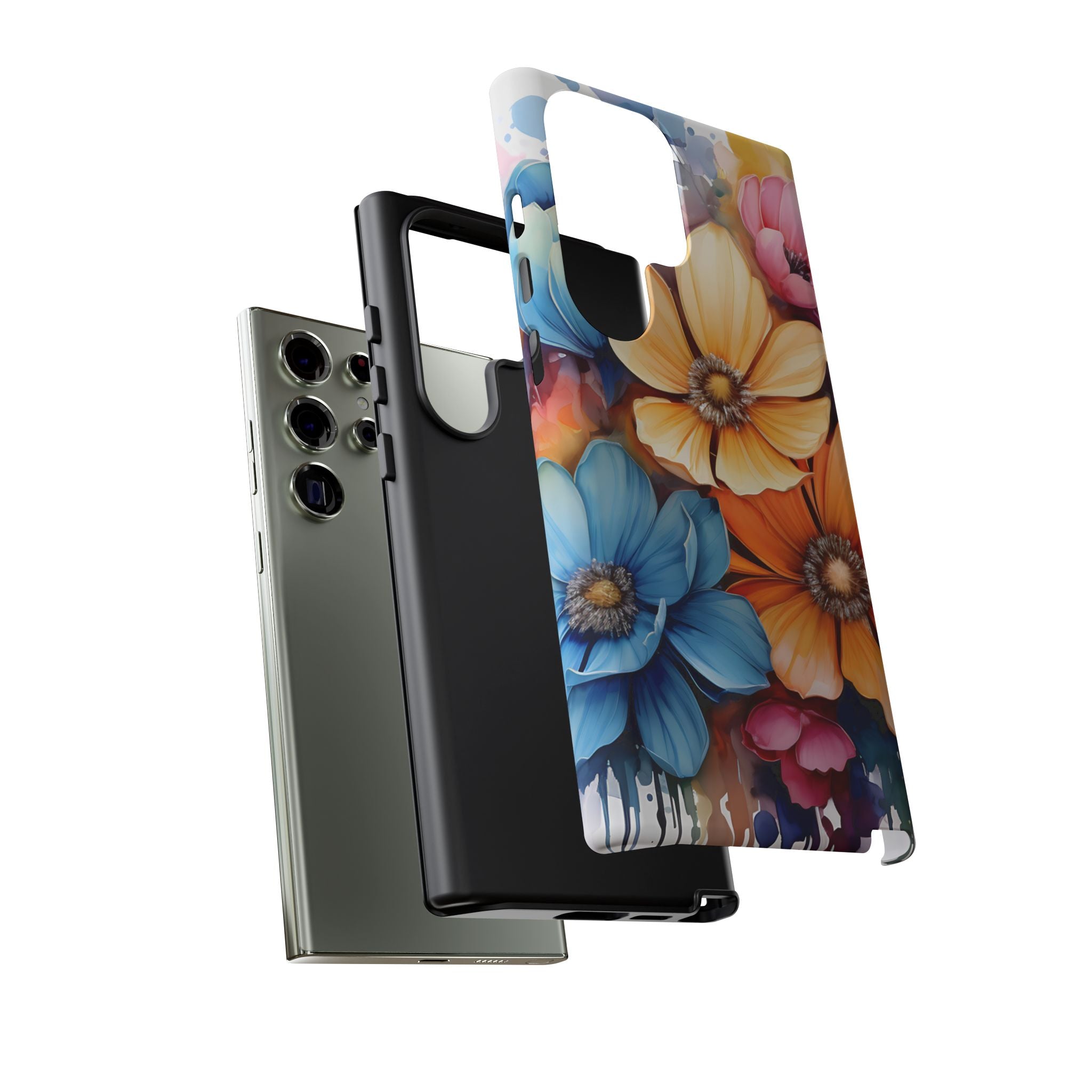 Vibrant Floral Watercolor Samsung Case