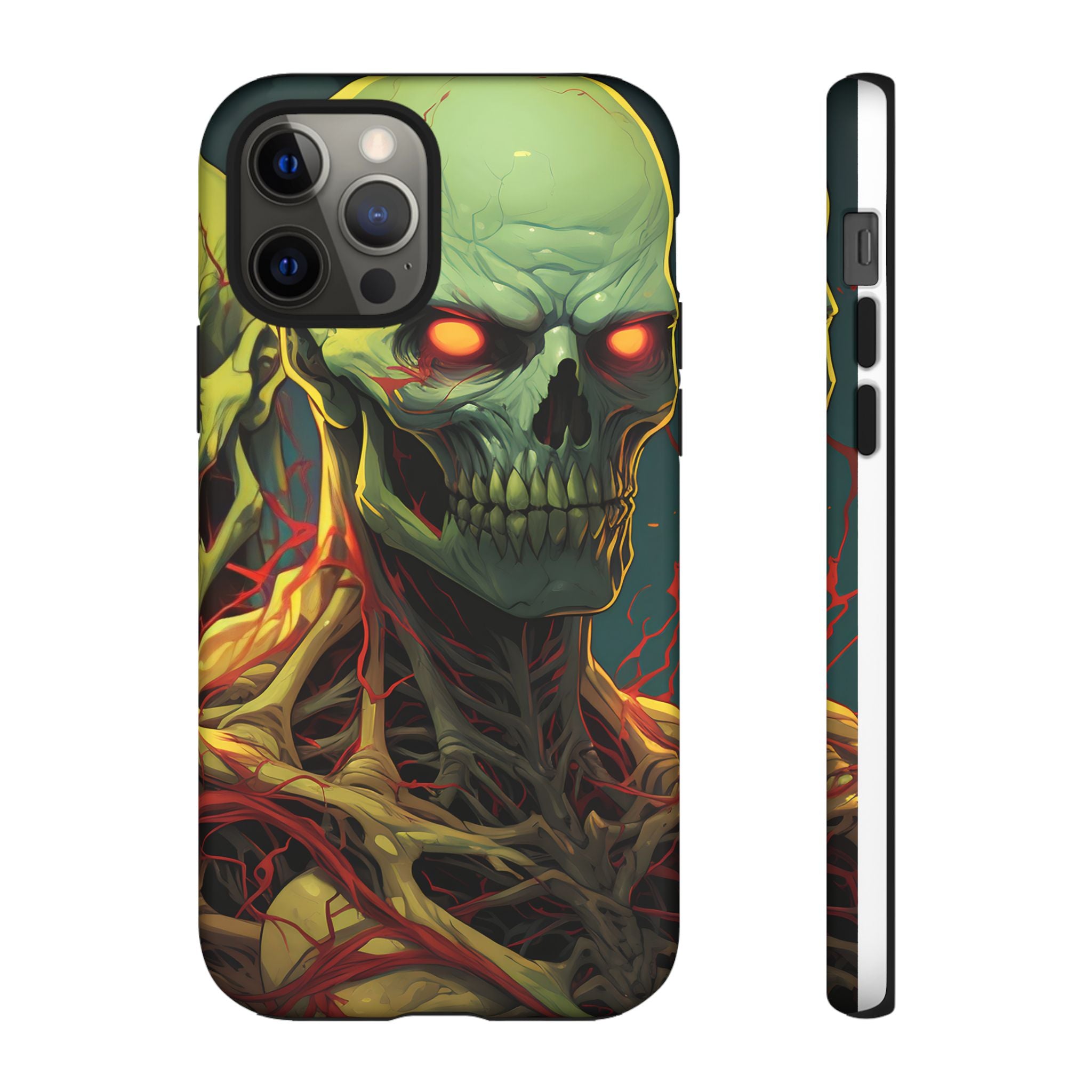 Glowing Skull Hexagon iPhone Case