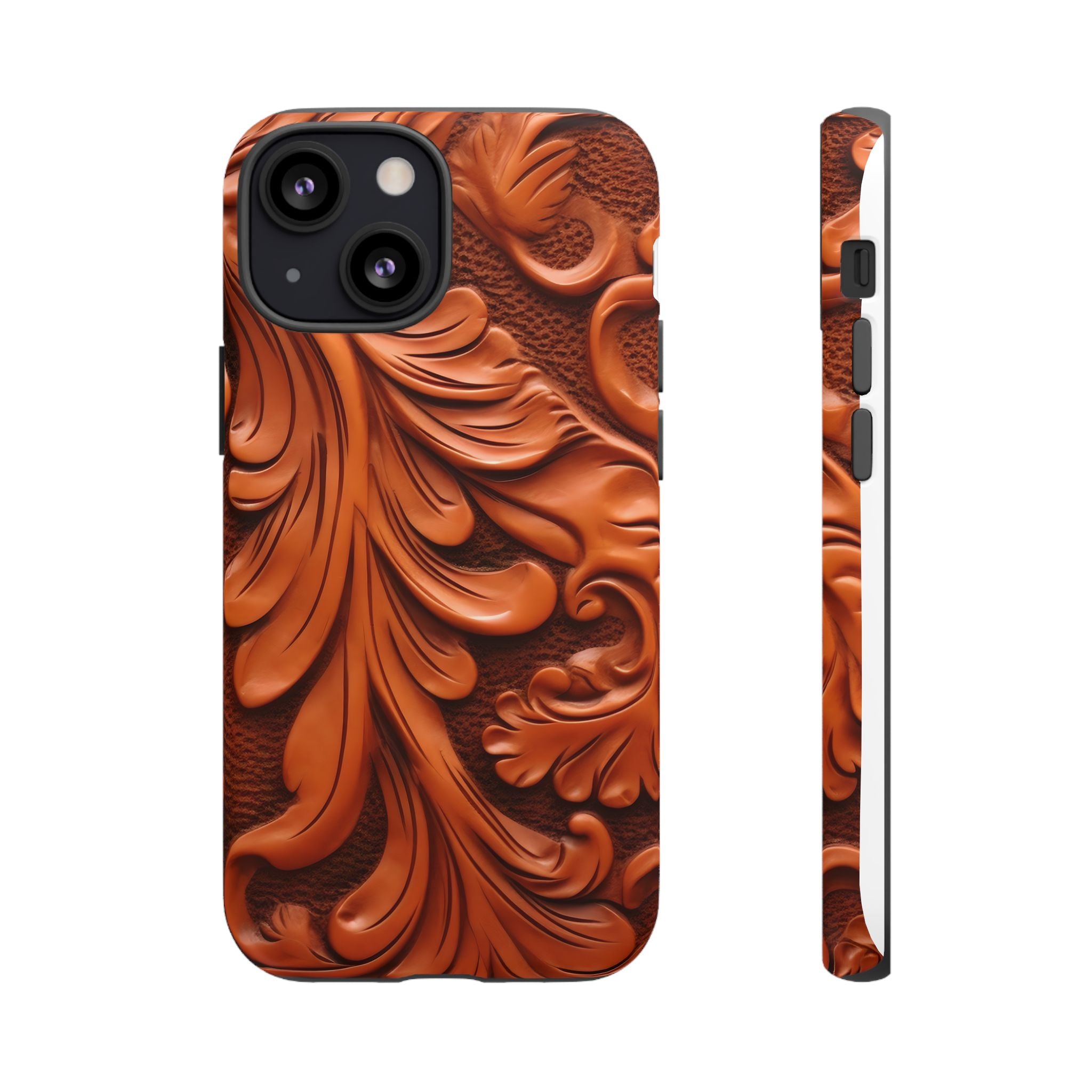 Baroque Acanthus Hexagon iPhone Case