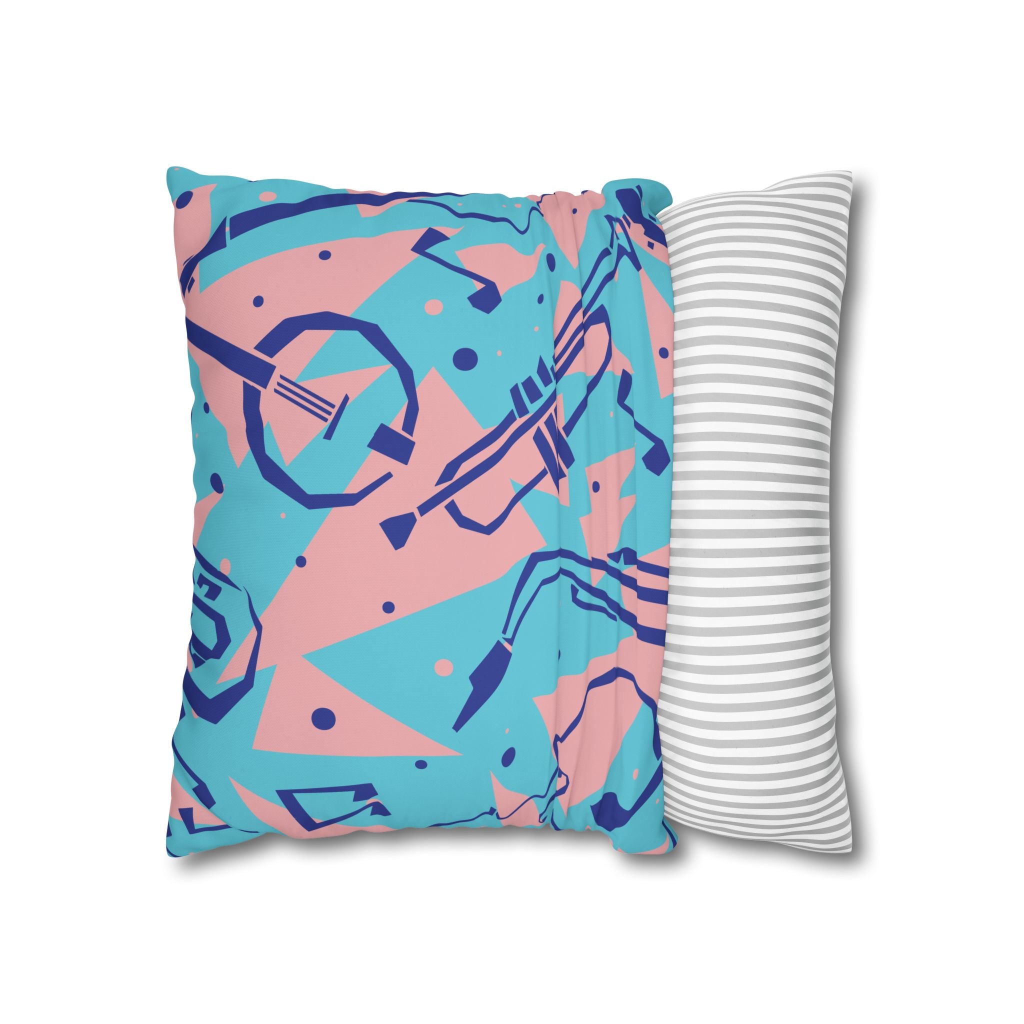 Retro Jazz Pillowcase - 80s Music Design