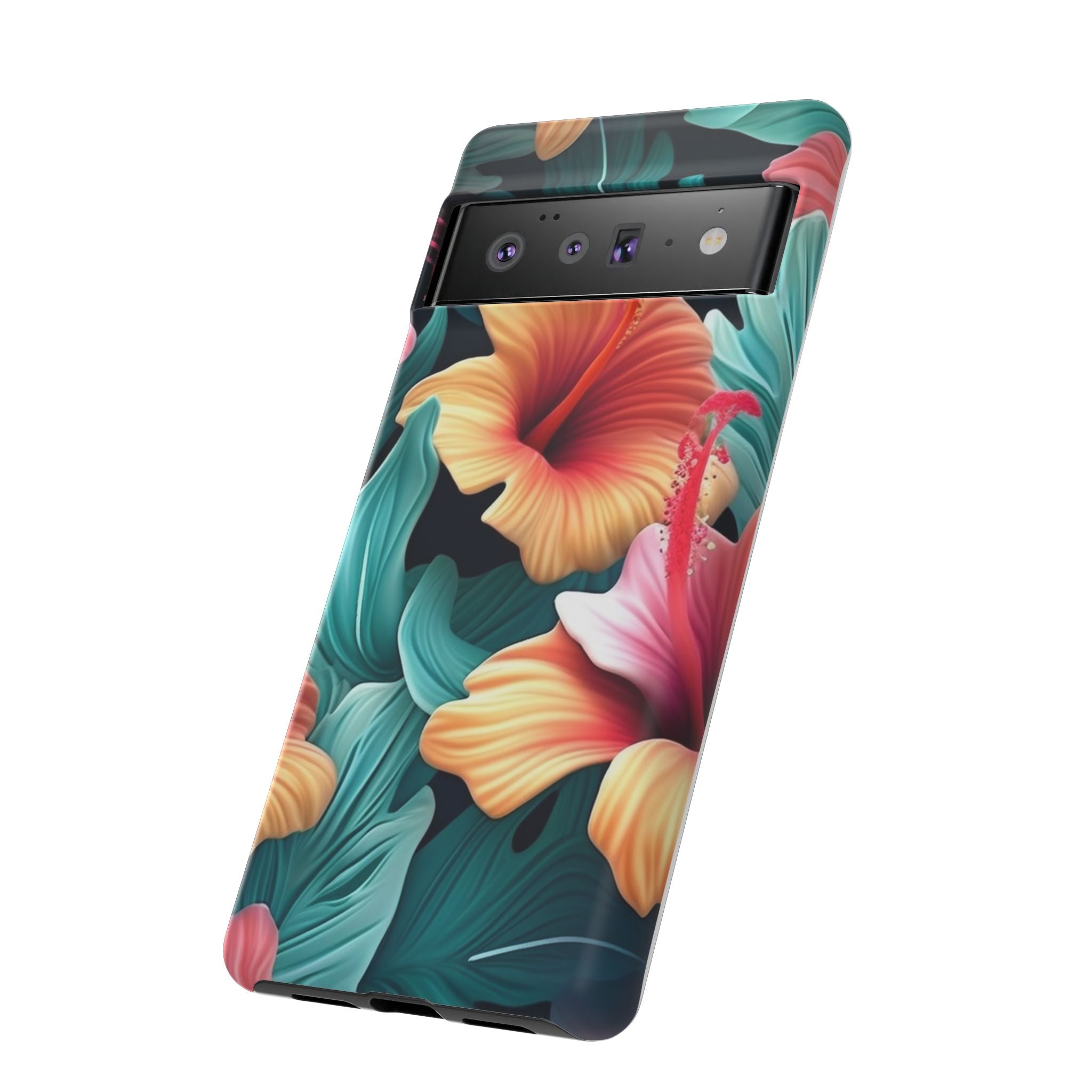 Vibrant Hibiscus Google Pixel Case (All Models)