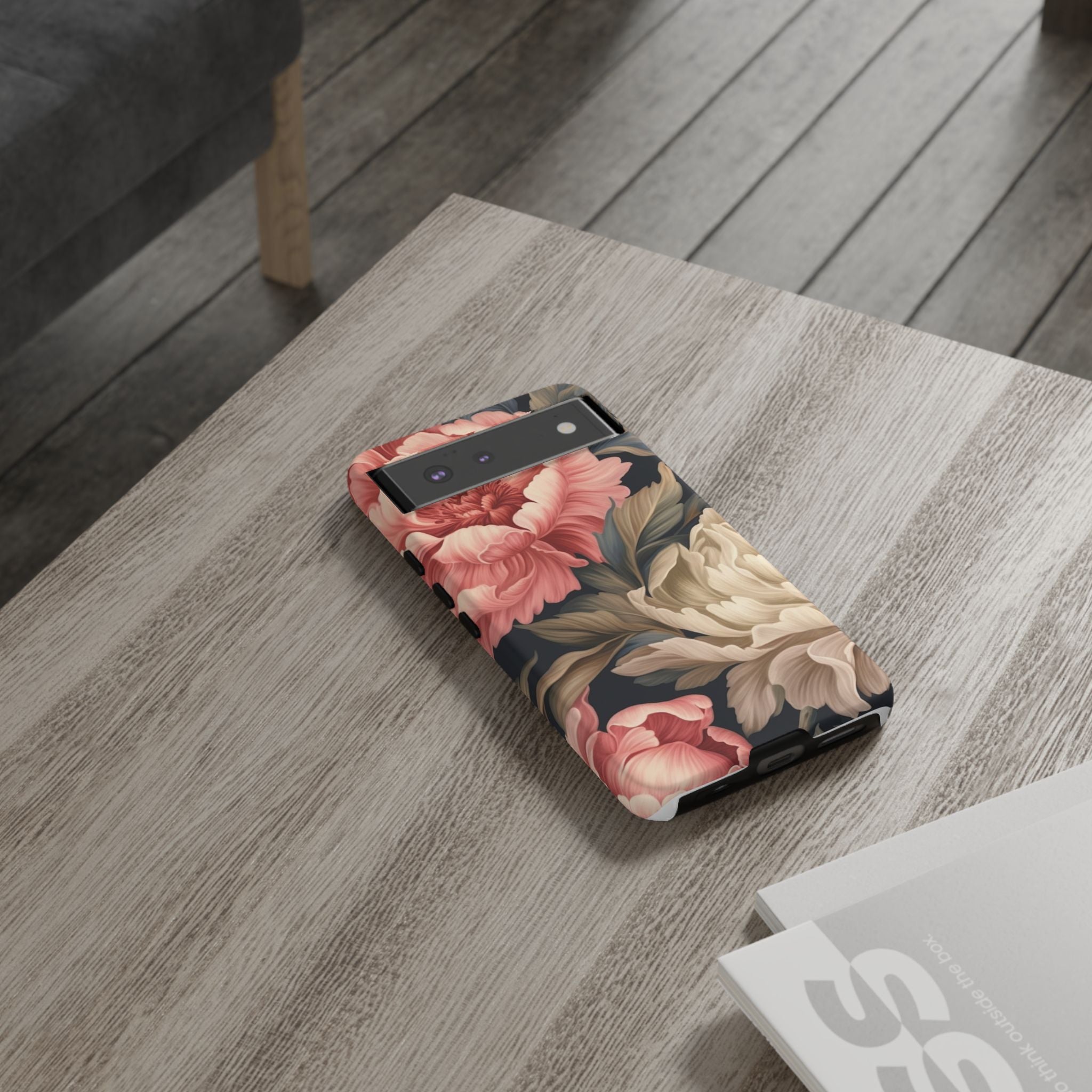 Blush Peony Floral Google Pixel Case (All Models)