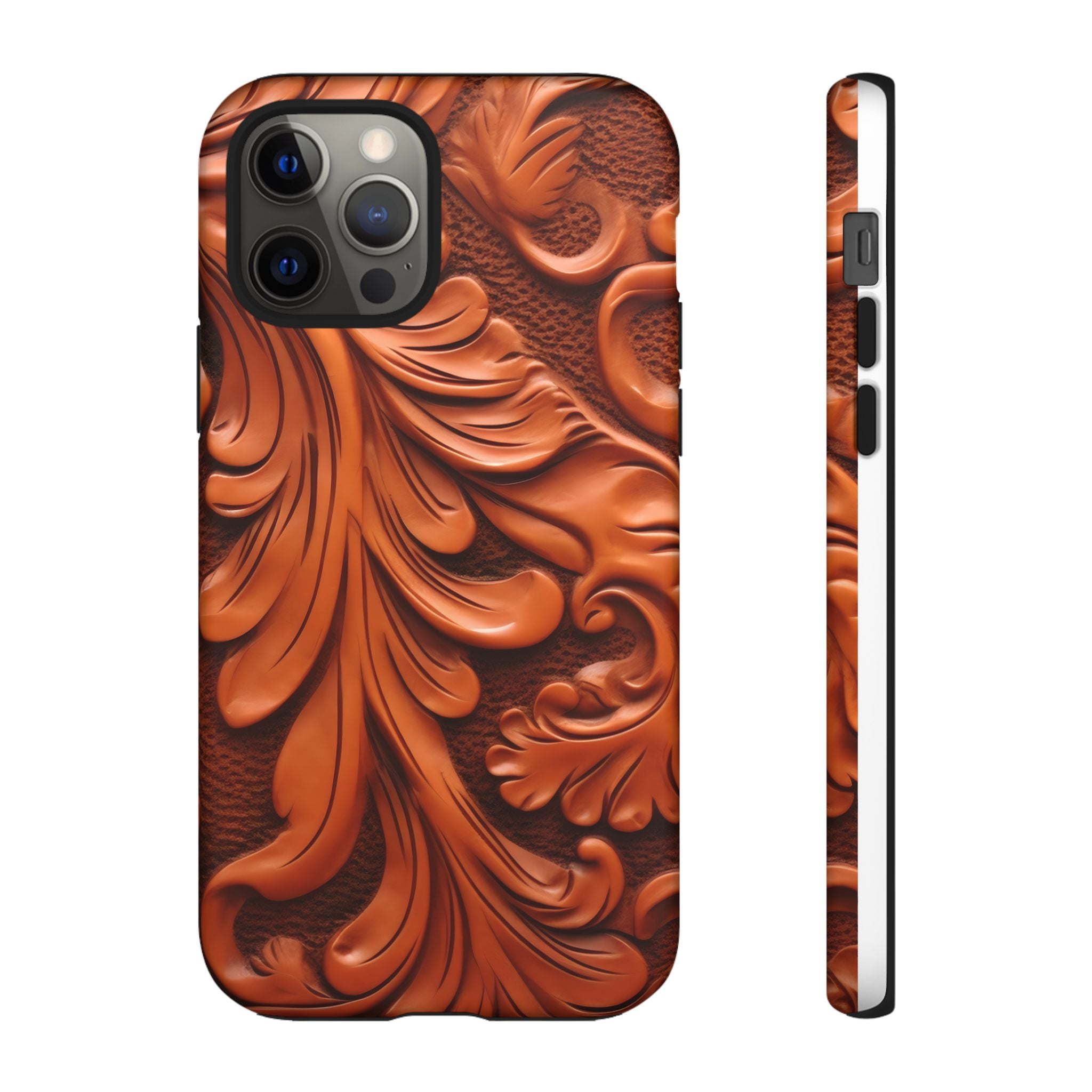 Baroque Acanthus Hexagon iPhone Case