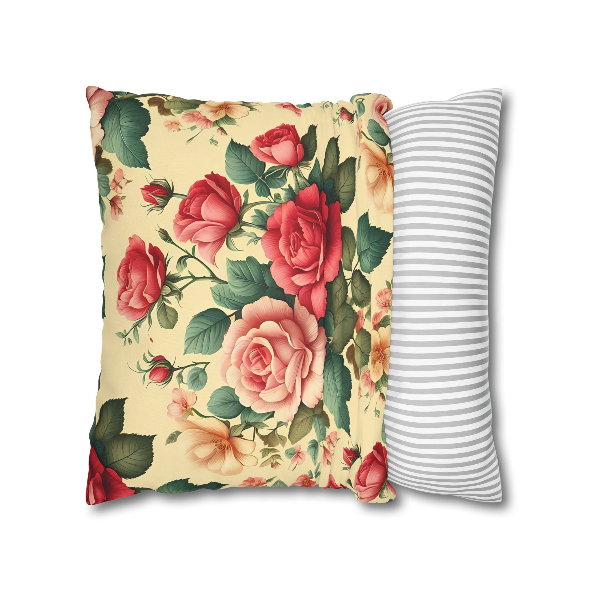 Vintage Rose Pillowcase - Floral Print