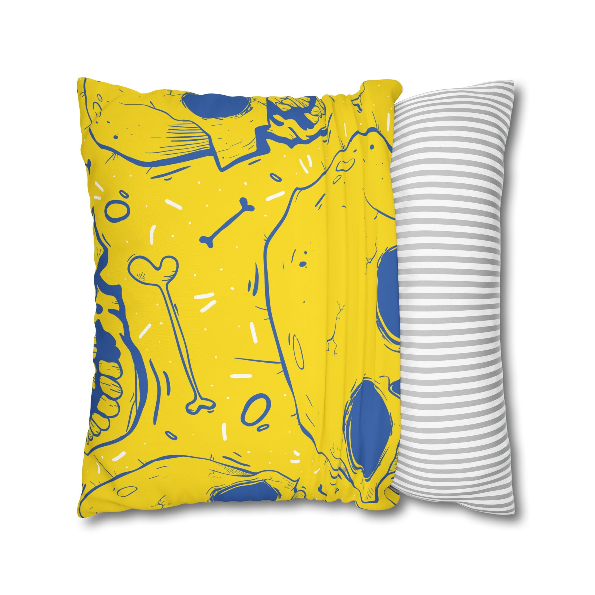 Skull & Bones Pop Art Pillowcase