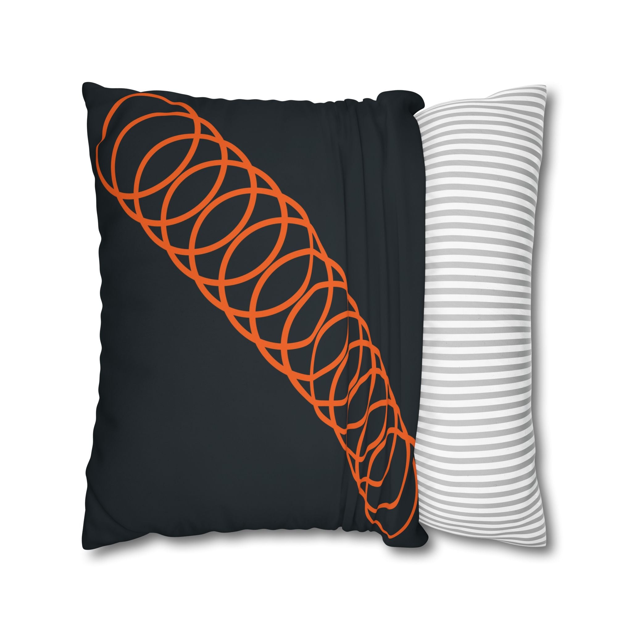 Orange Coil Spring Pillowcase - Teal