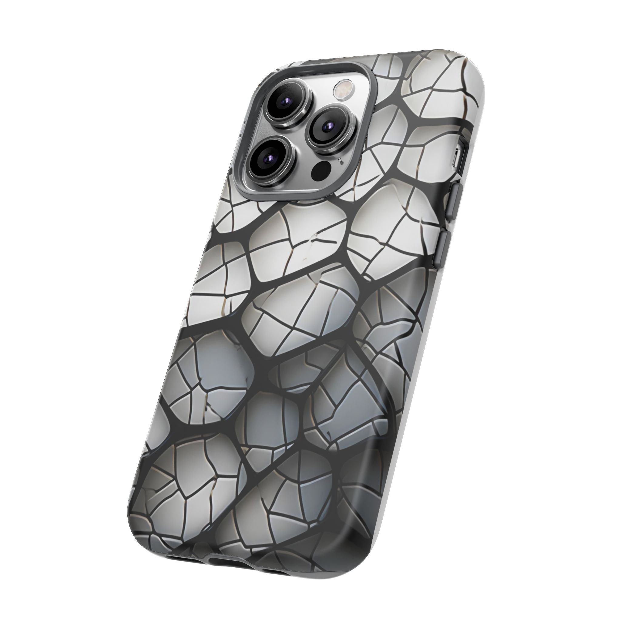 Abstract Mosaic iPhone Case - Textured & Chic