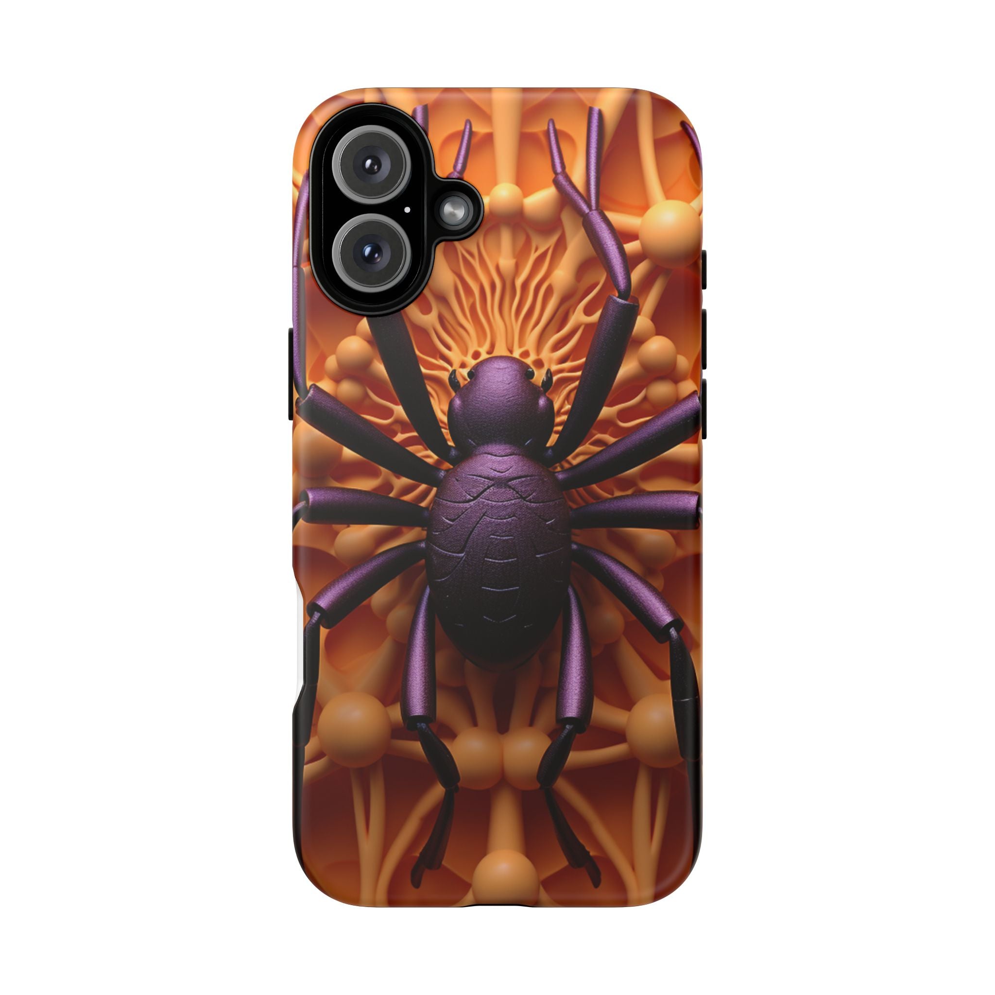 Metallic Spider Hexagon iPhone Case