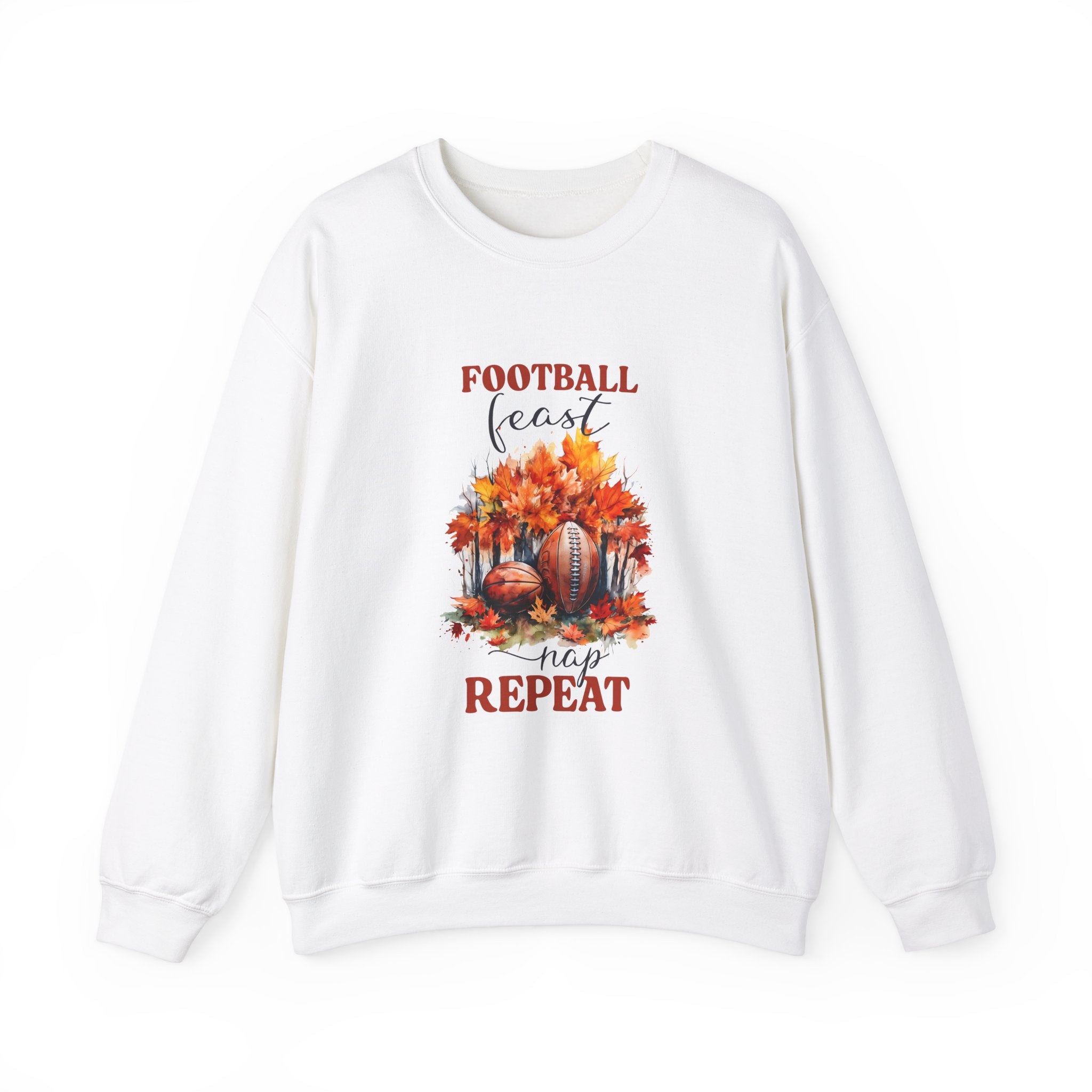 Autumn Football Feast Nap Repeat Sweatshirt