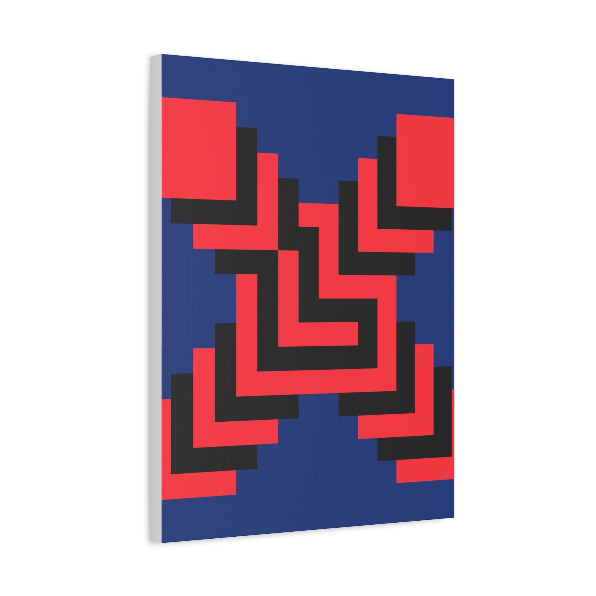 Geometric X Abstract Art Canvas Print