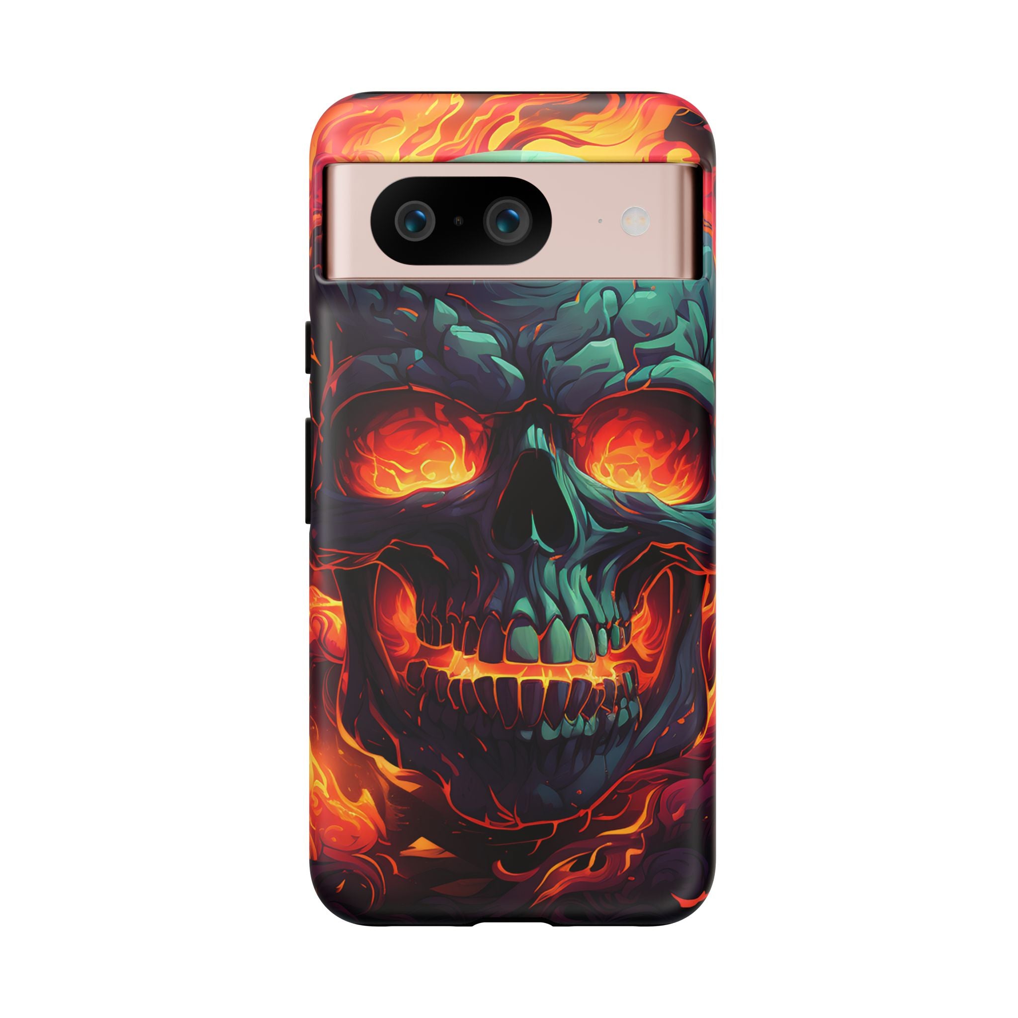 Fiery Skull Google Google Pixel Case (All Models)