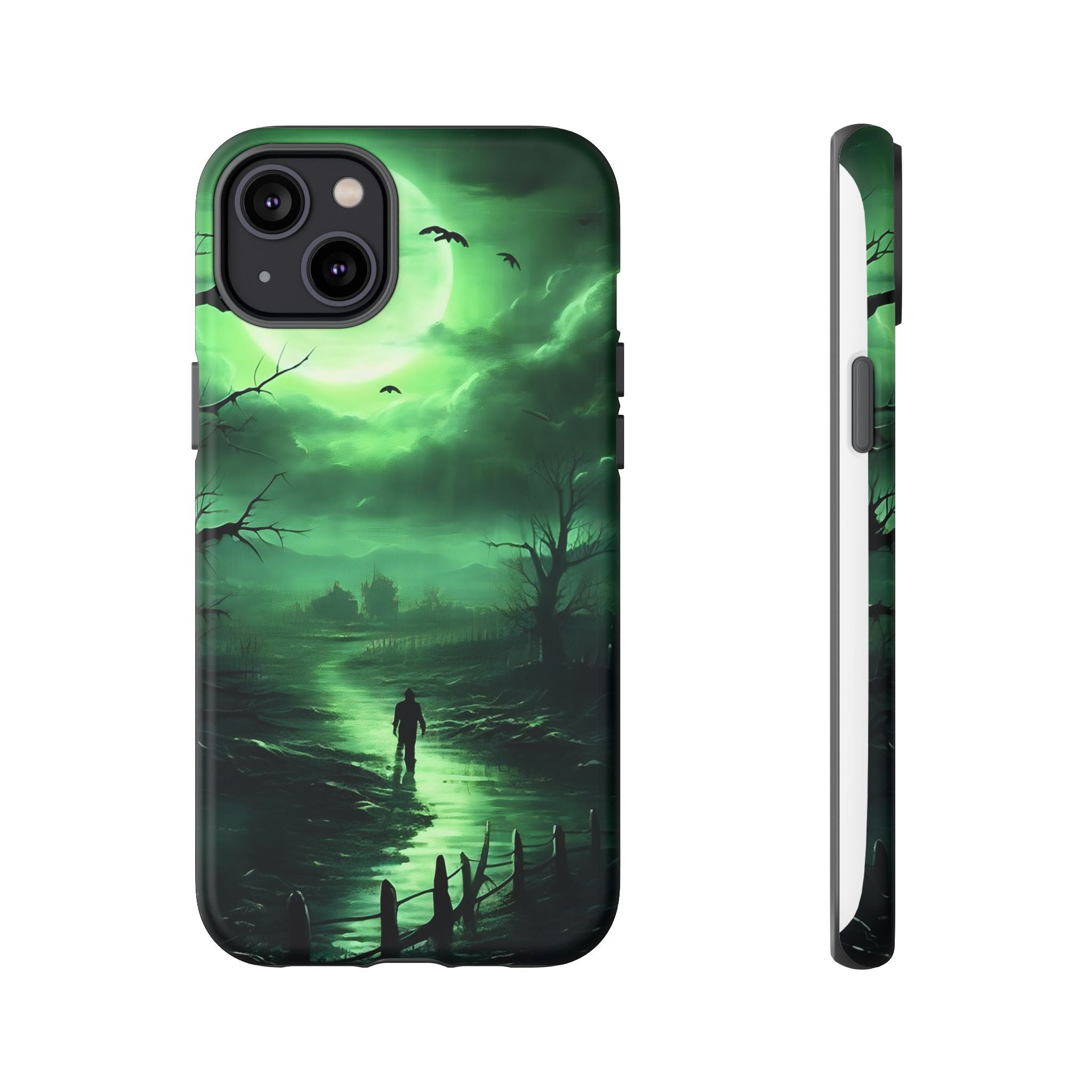 Swamp Moon Gothic iPhone Case - Hexagon Stone