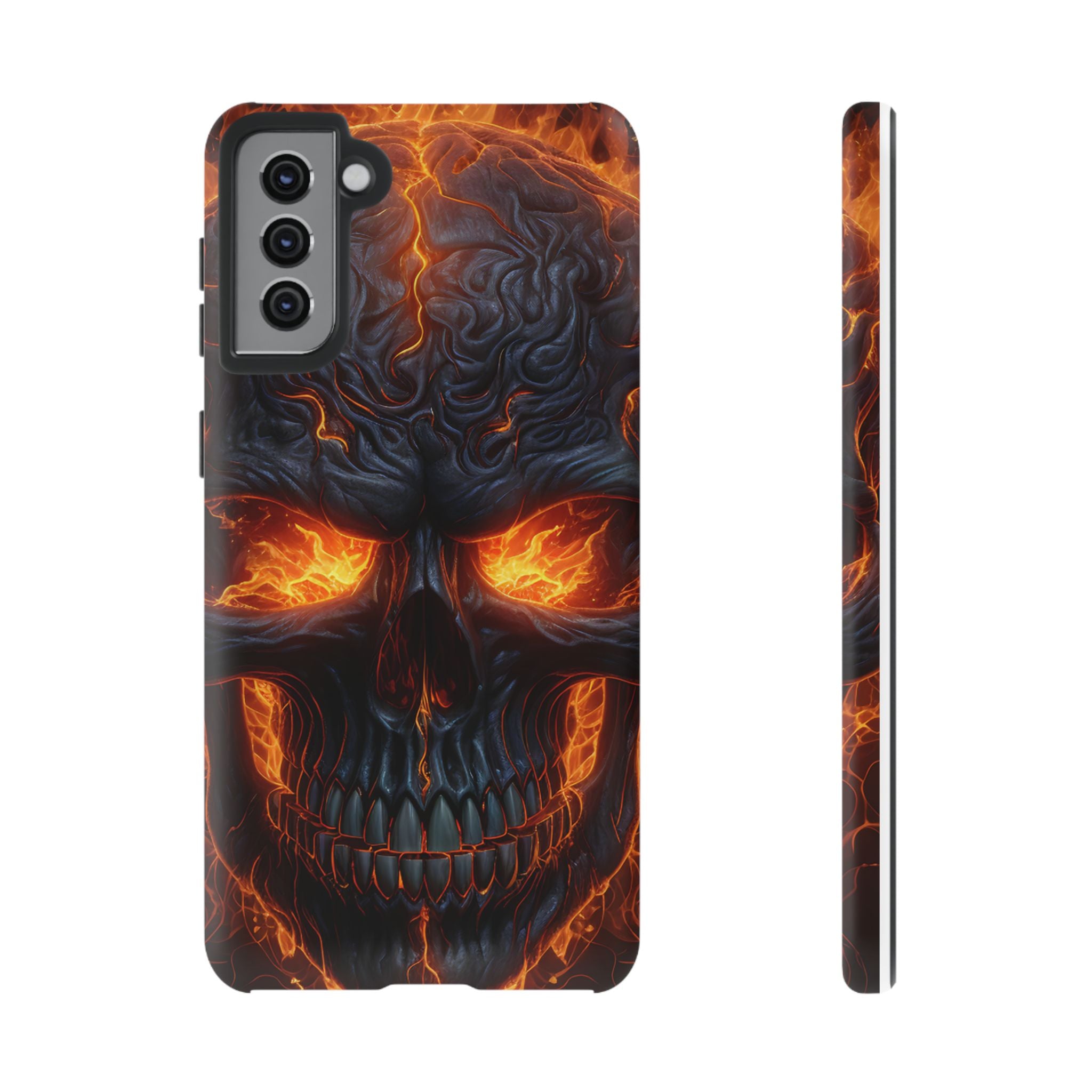 Fiery Skull Samsung Case