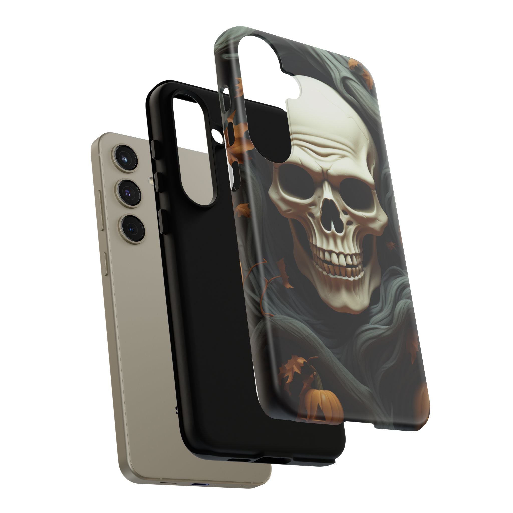 Spooky Skull Samsung Case: Halloween Edition