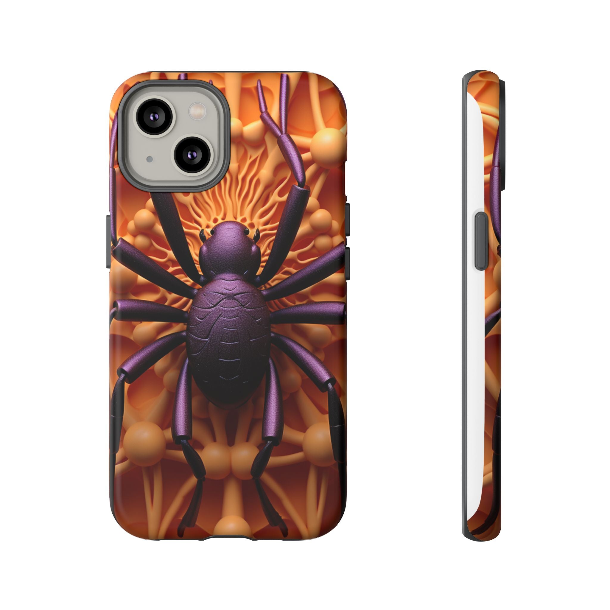 Metallic Spider Hexagon iPhone Case