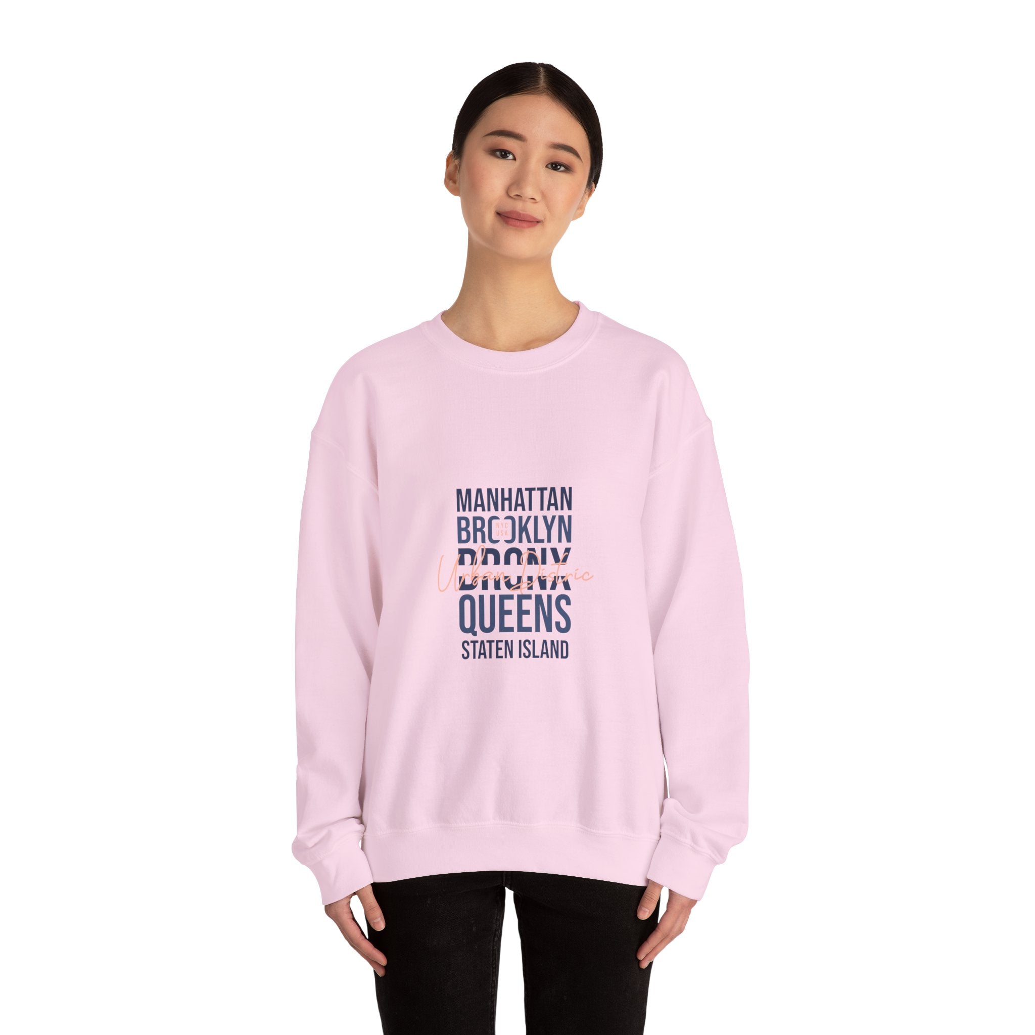 NYC Boroughs Sweatshirt - Manhattan to Staten Island