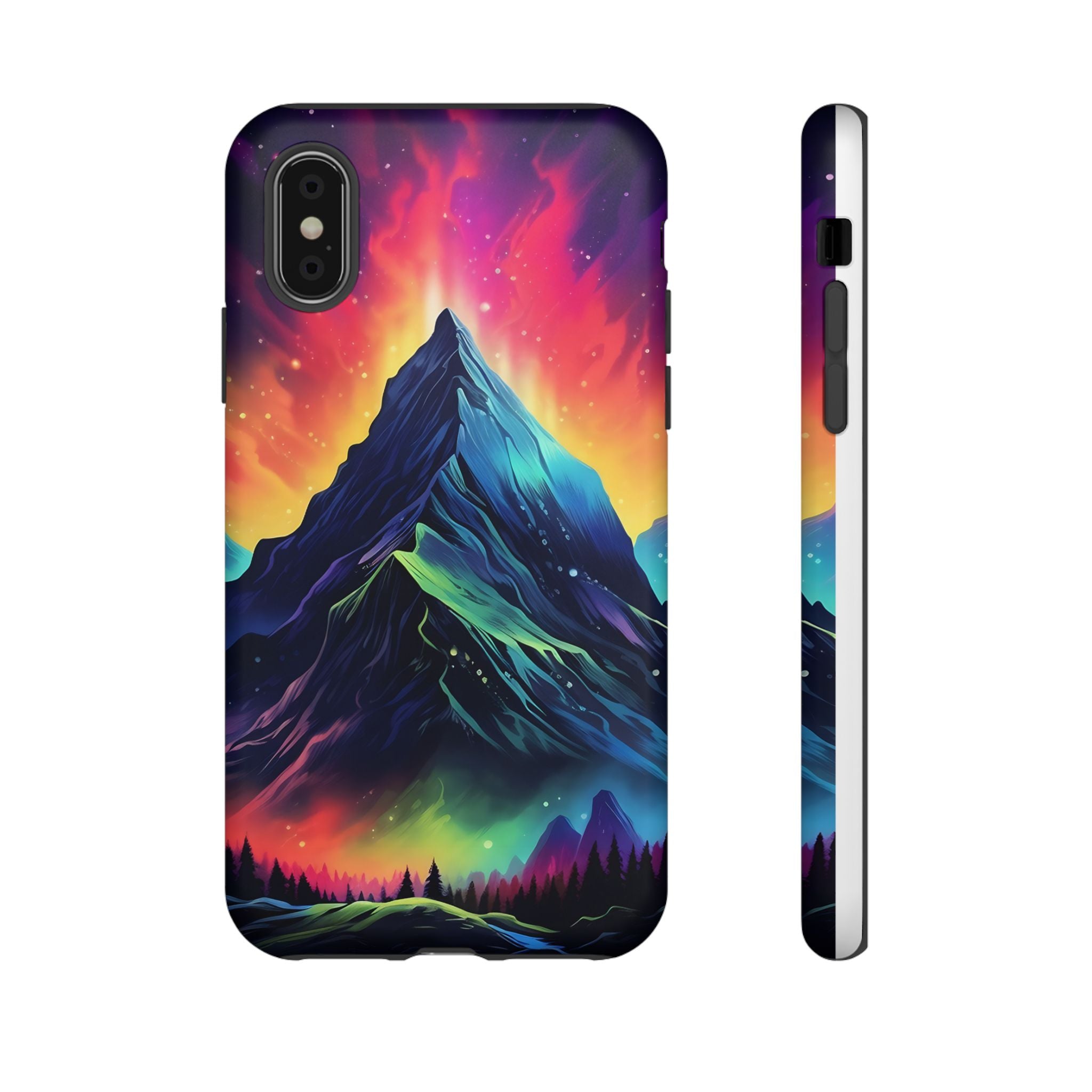 Cosmic Mountain iPhone Case - Hexagon Stone