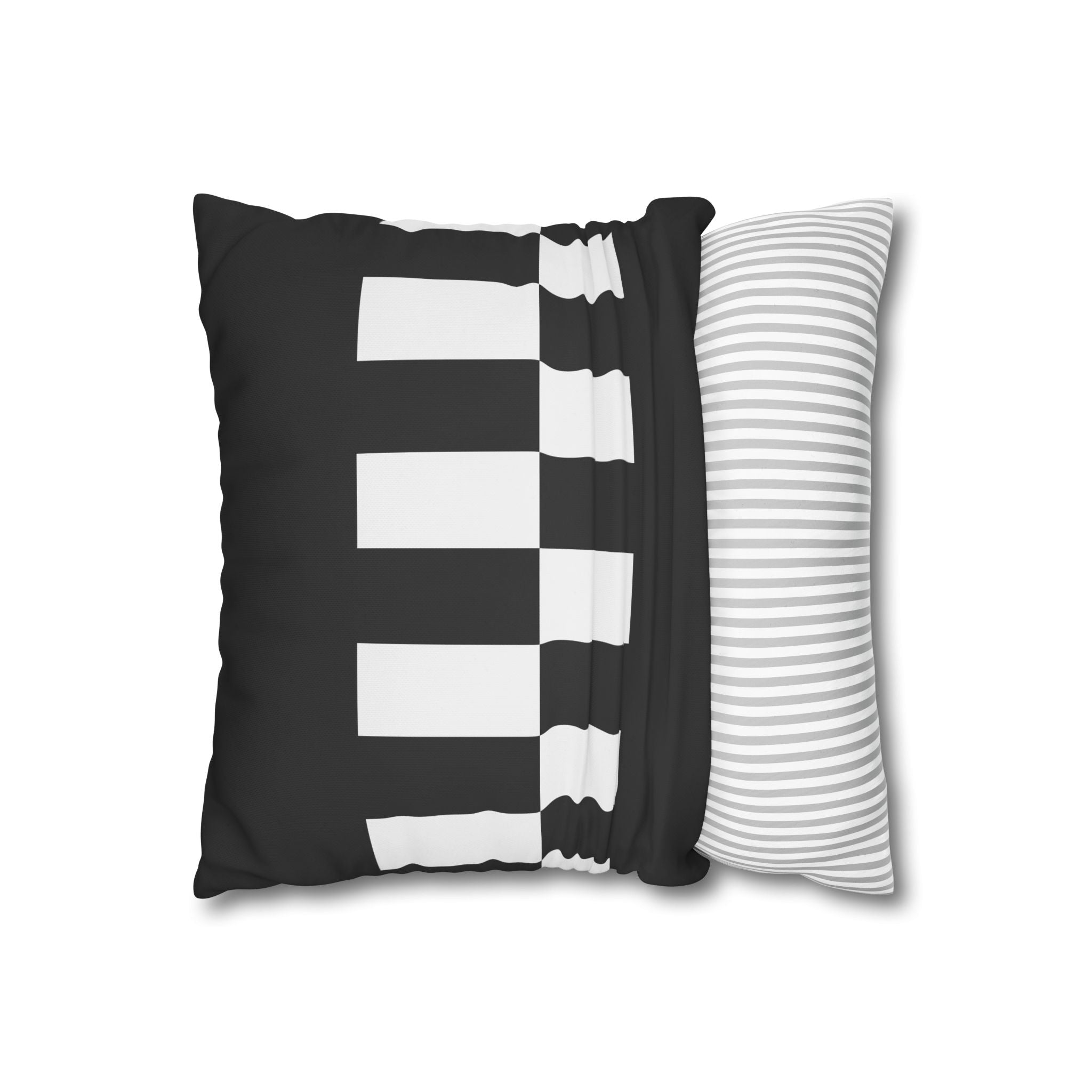 Black & White Checkered Pillowcase