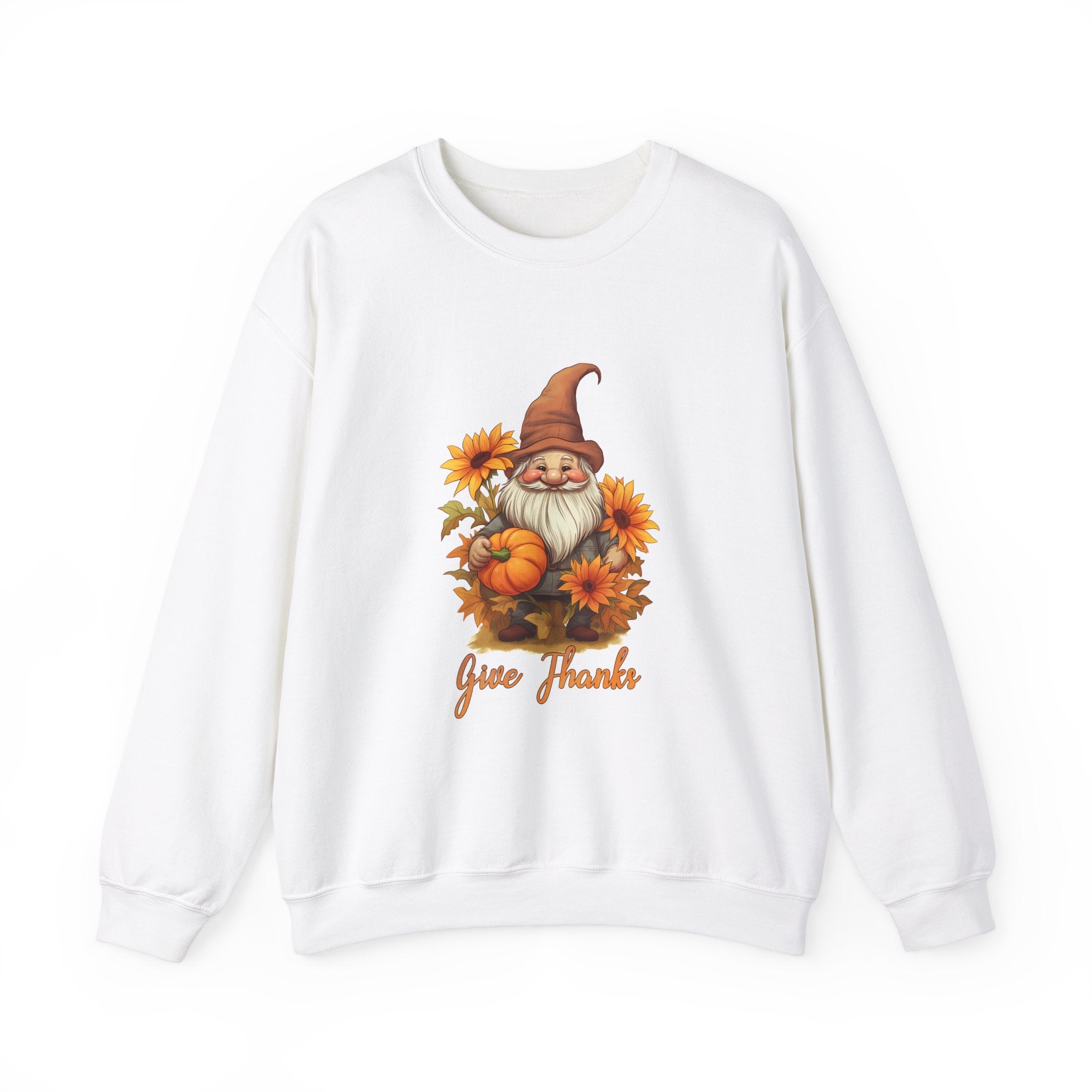 Gnome Give Thanks Thanksgiving Sweatshirt