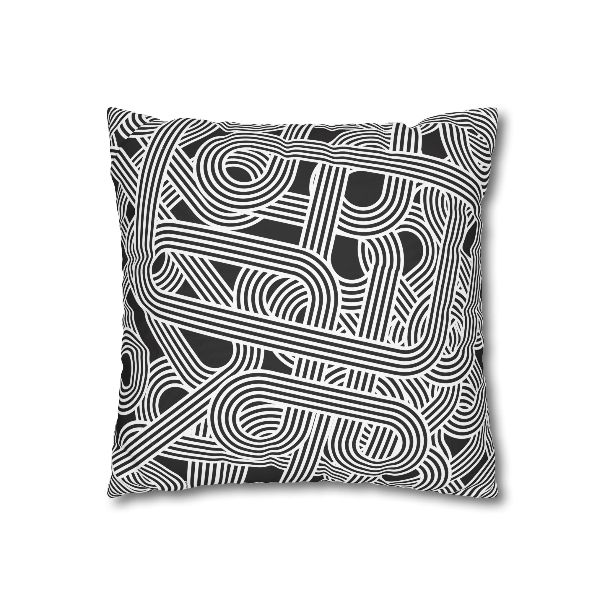 Retro Optical Illusion Pillowcase