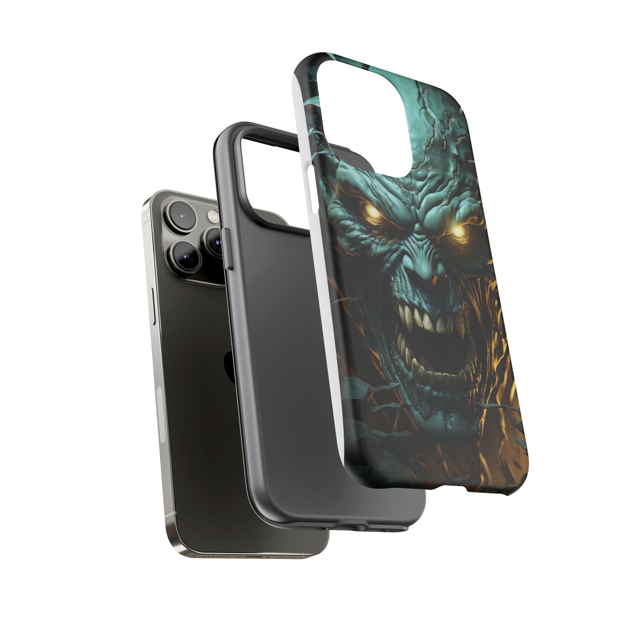 Monstrous Roar Hexagon Stone iPhone Case