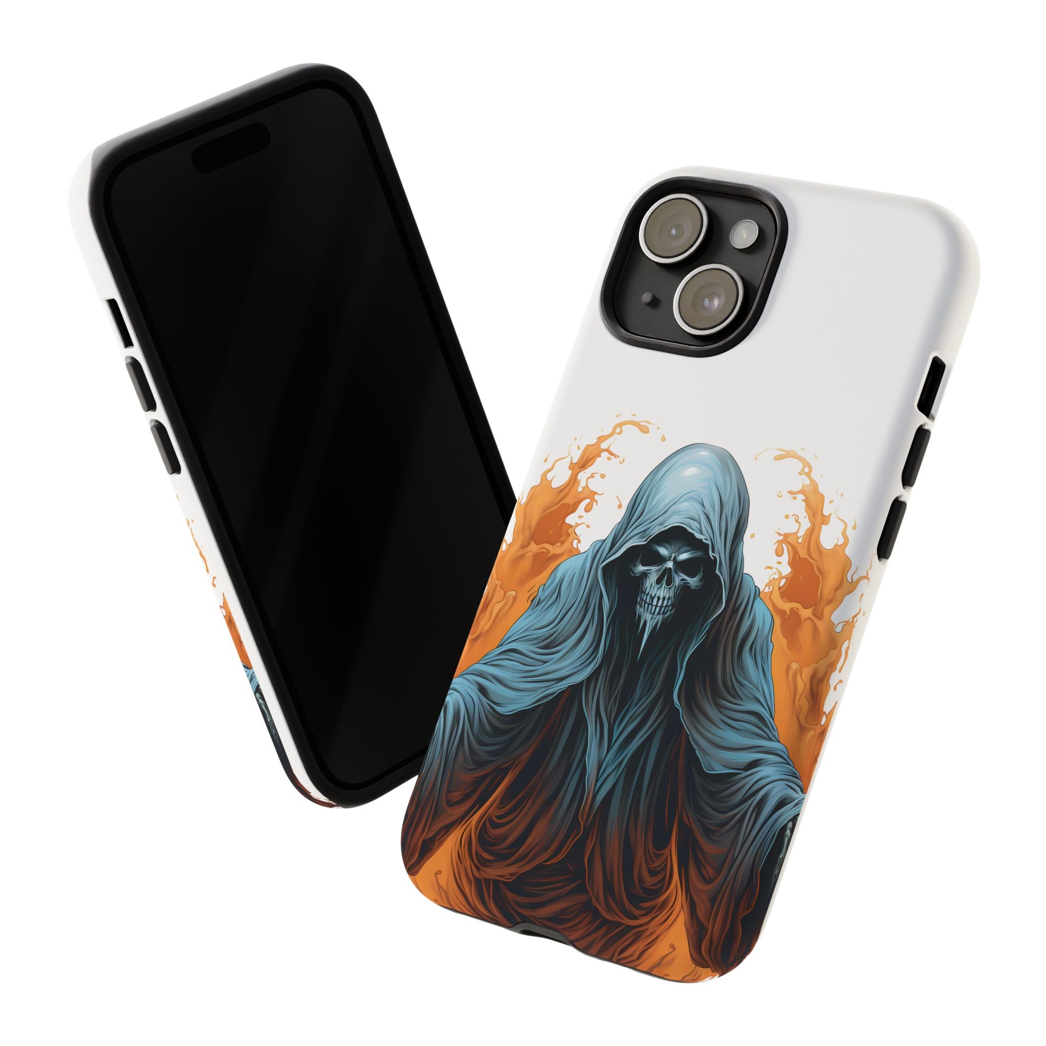 Grim Reaper Hexagon Stone iPhone Case