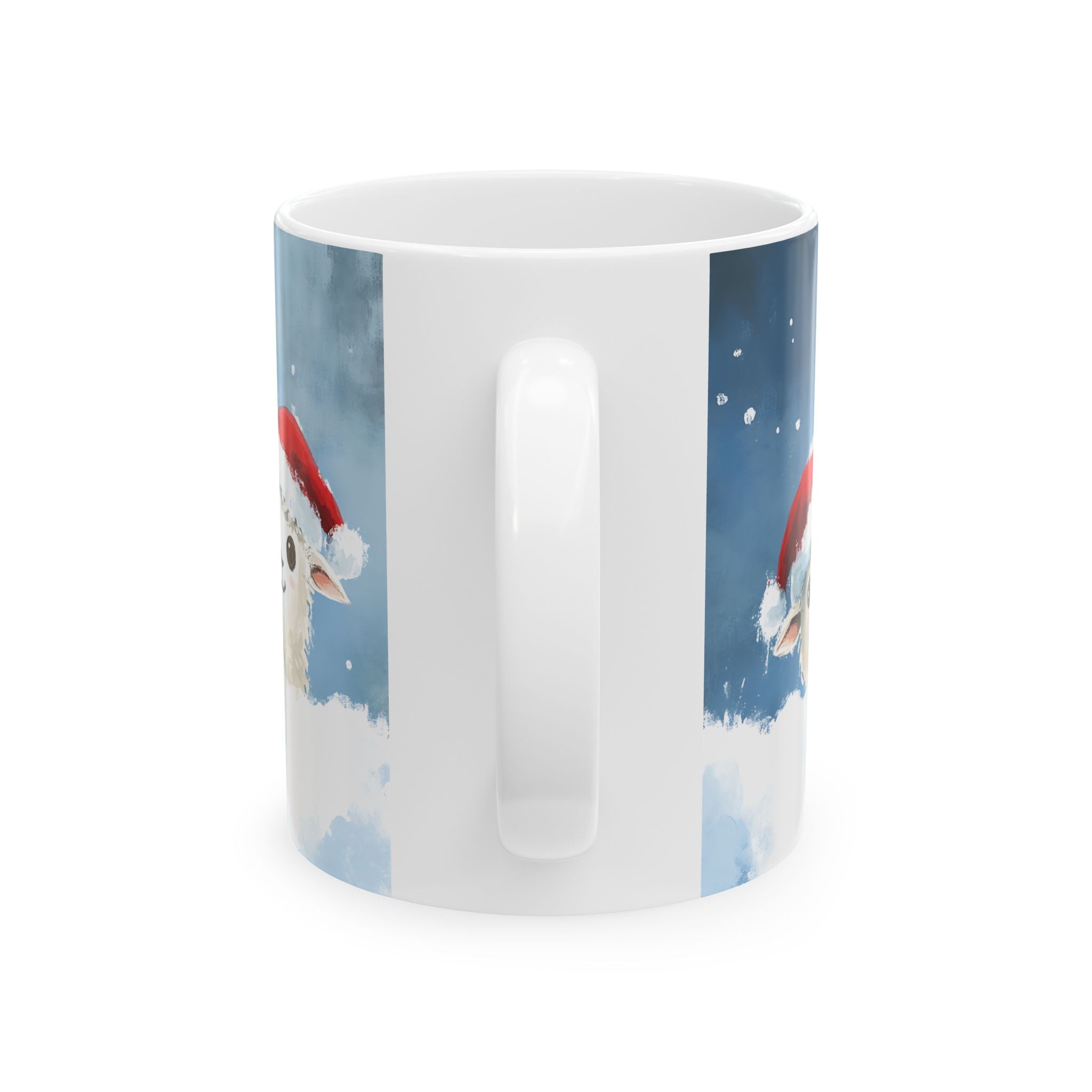 Cute Lambs Christmas Mug