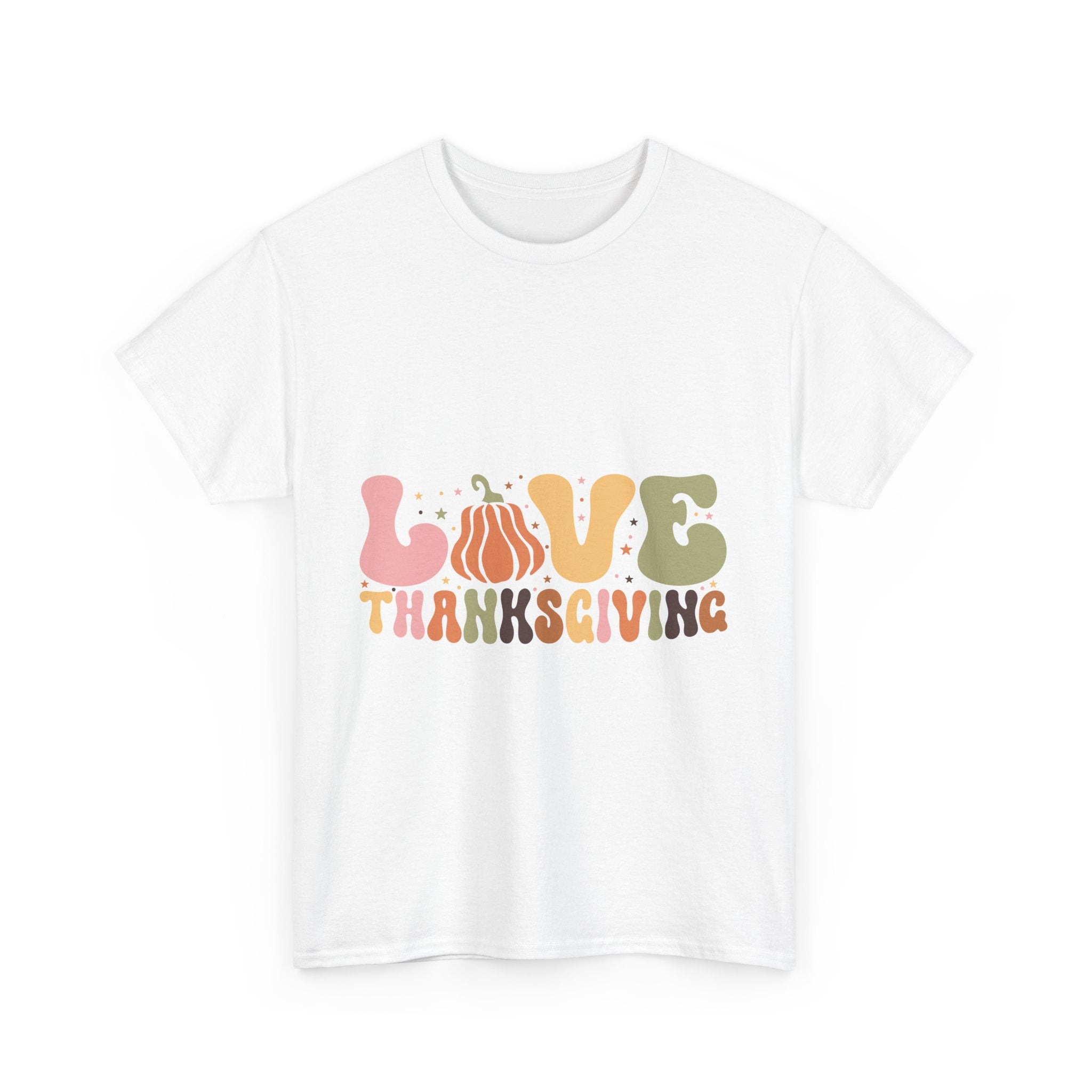 Retro Pastel Love Thanksgiving T-Shirt