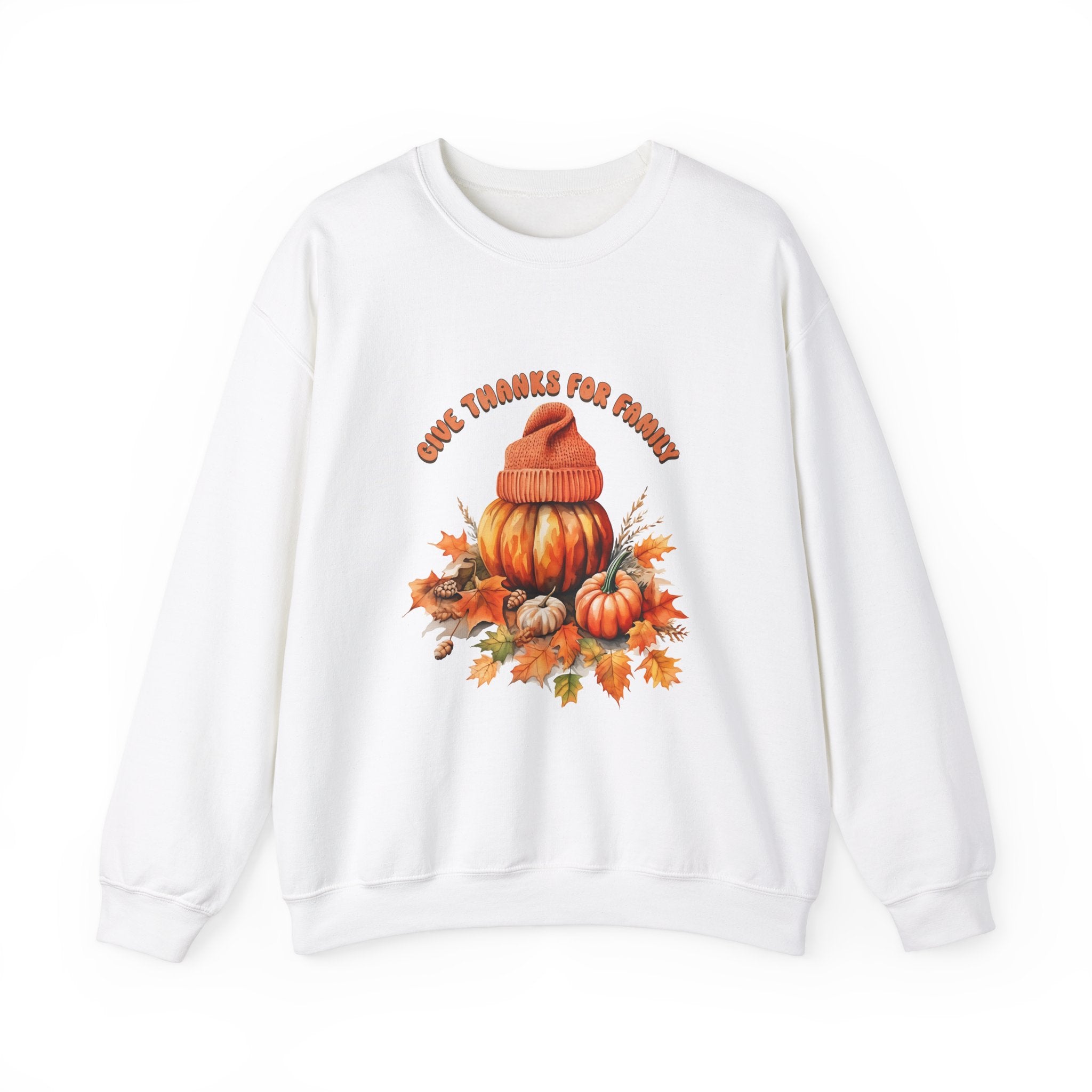 Give Thanks Family Watercolor Sweatshirt