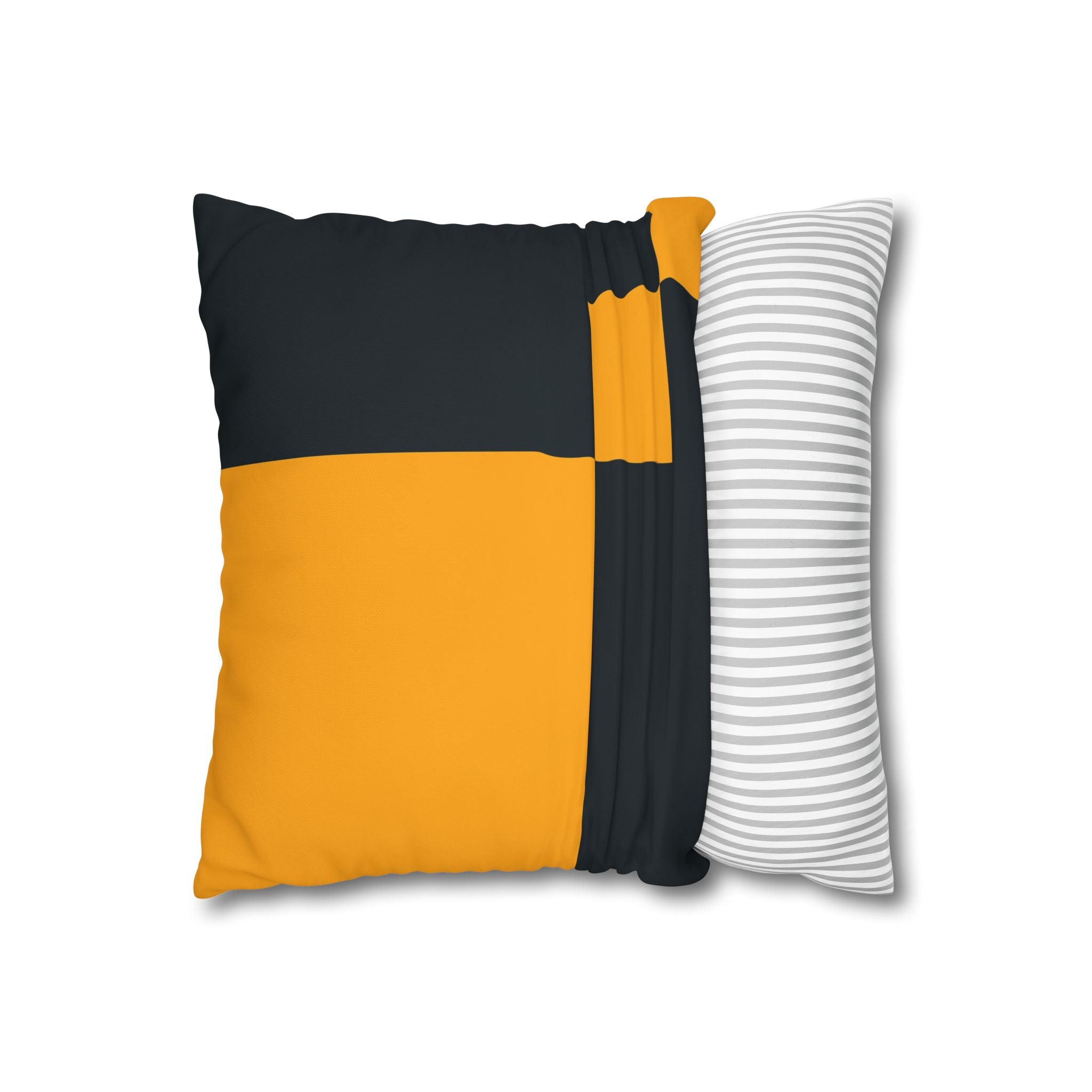 Navy & Gold Abstract Art Pillowcase