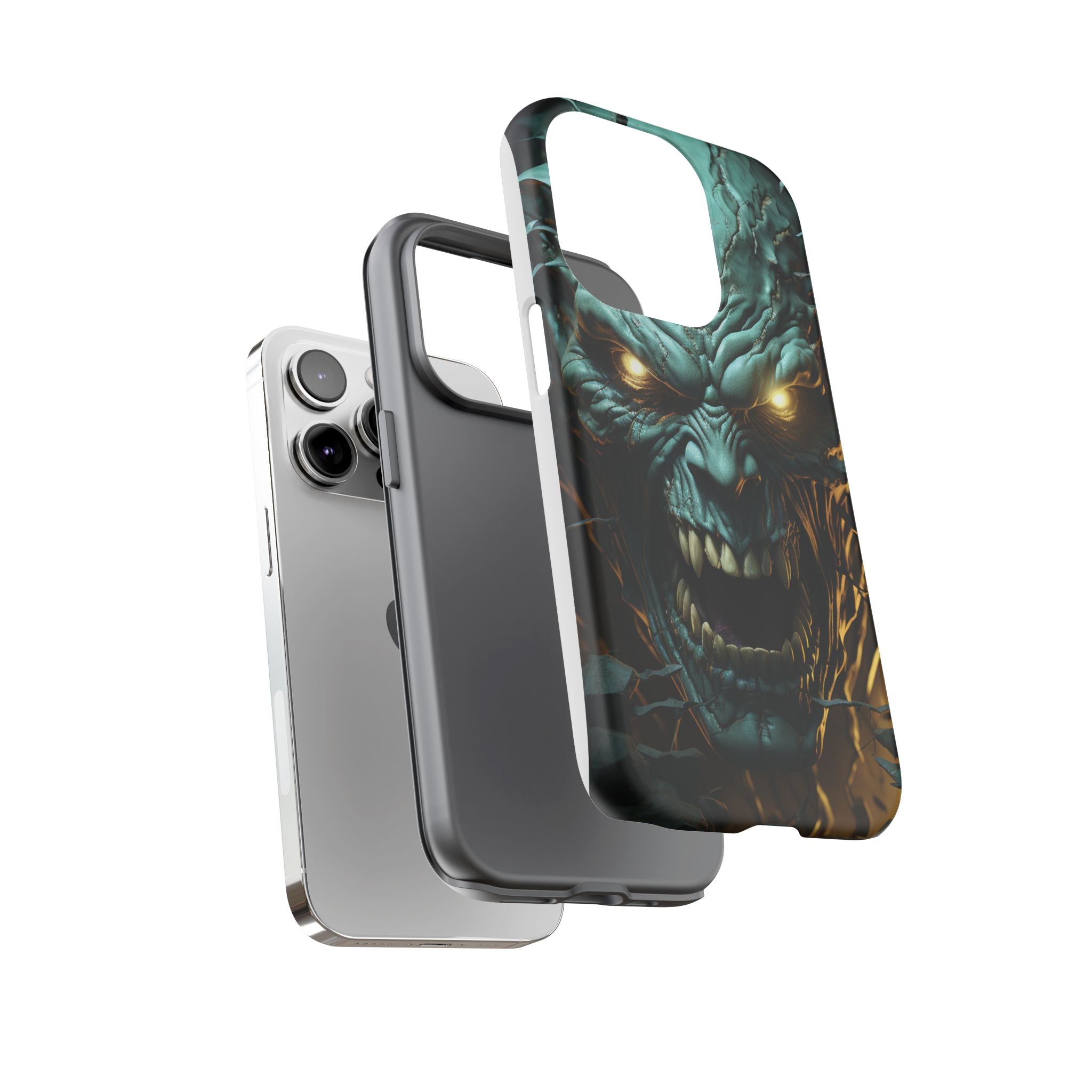 Monstrous Roar Hexagon Stone iPhone Case