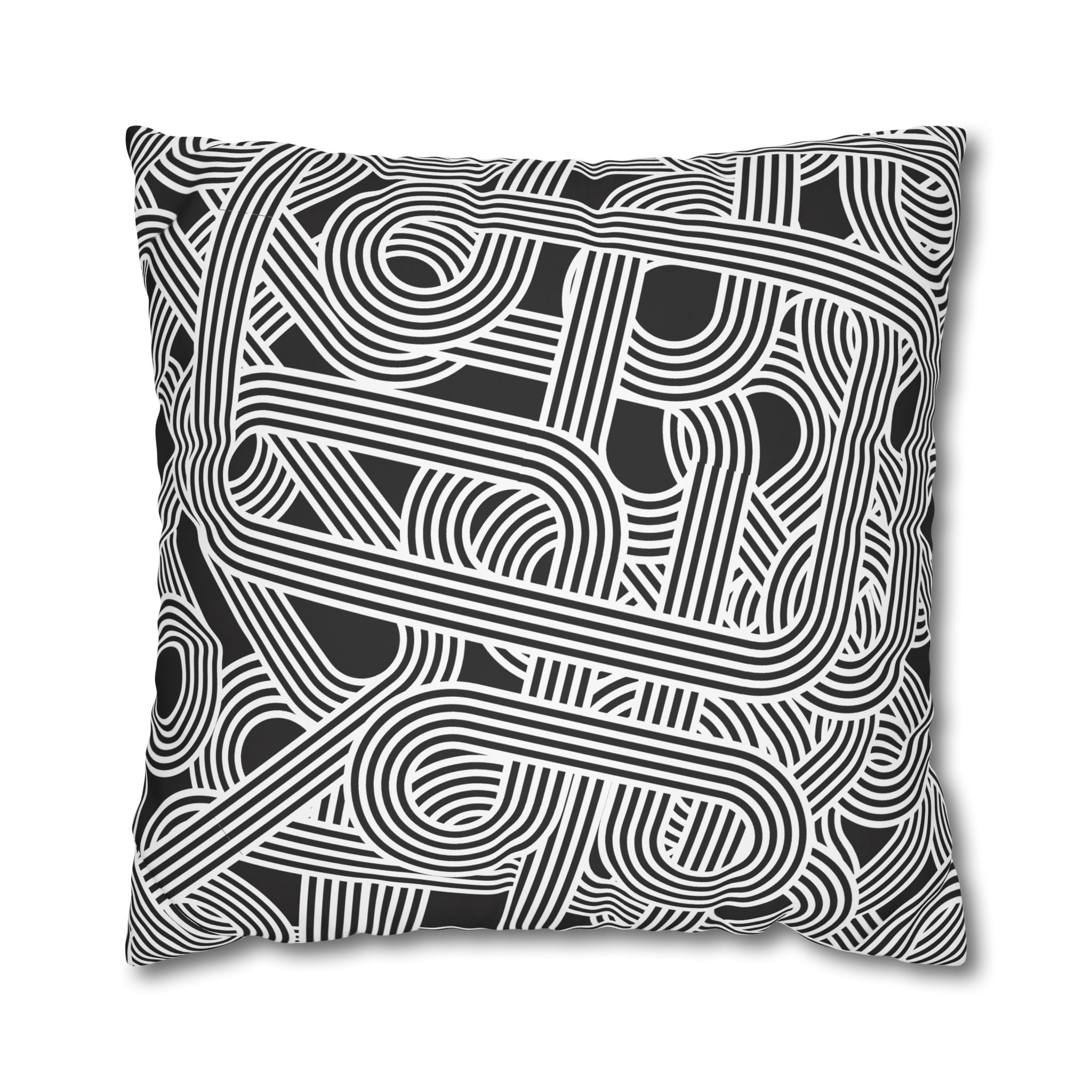 Retro Optical Illusion Pillowcase