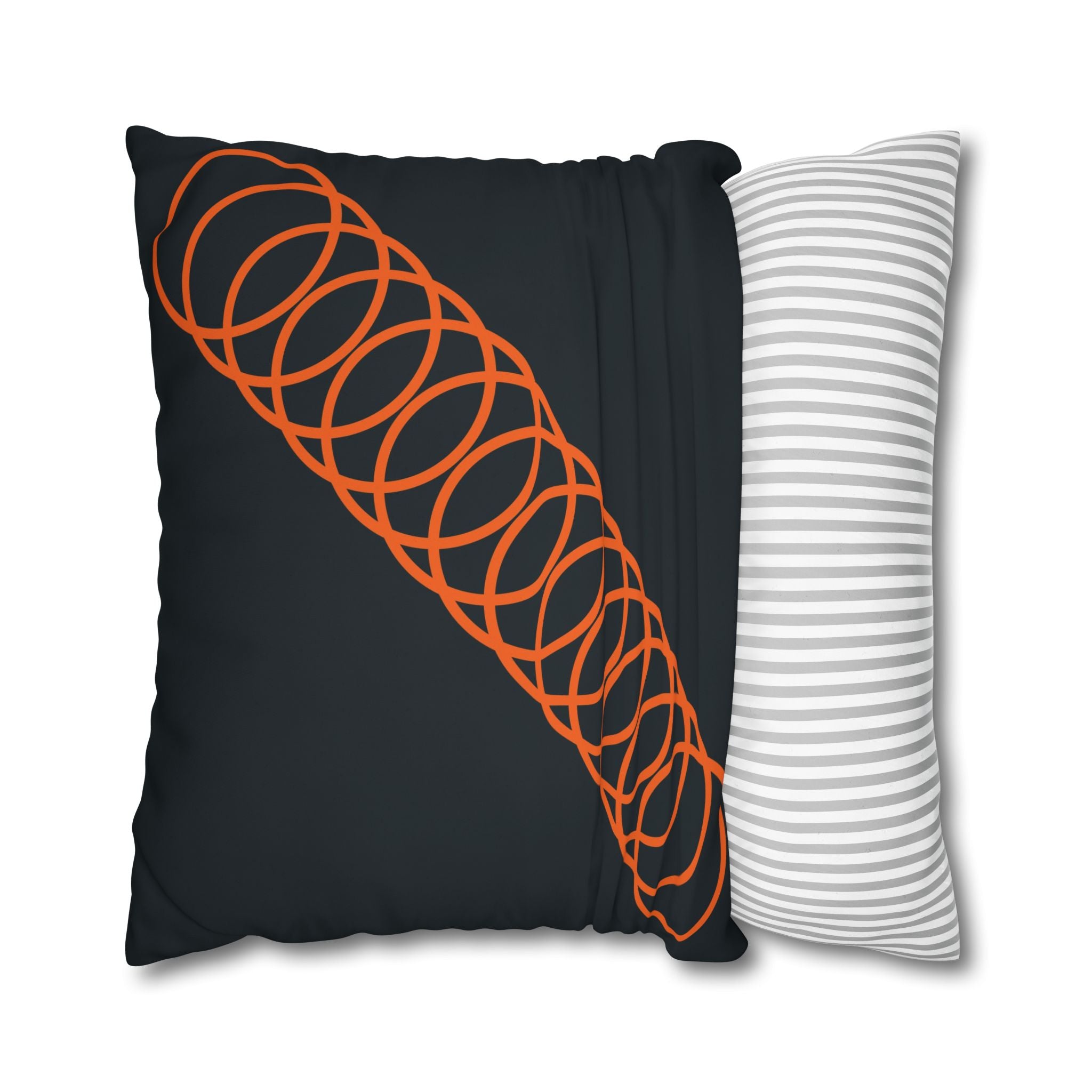 Orange Coil Spring Pillowcase - Teal