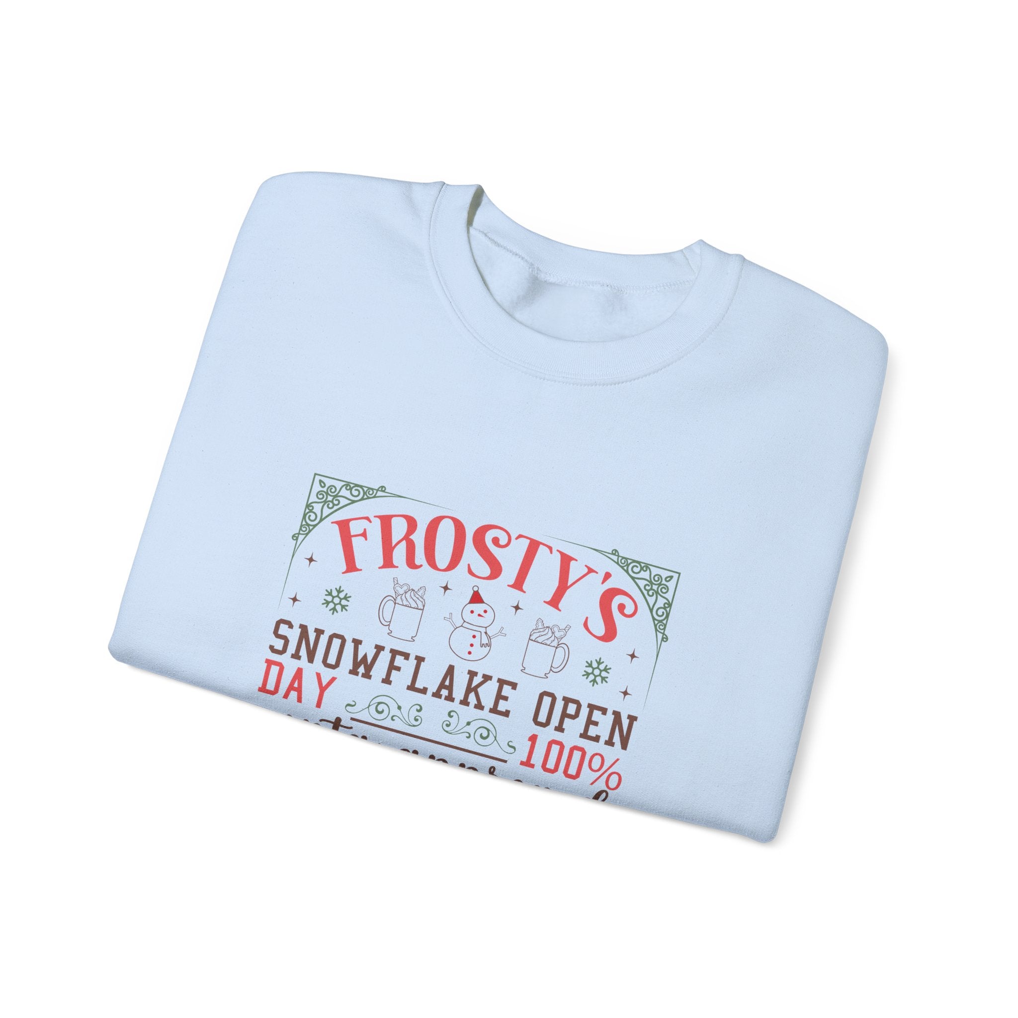 Frosty's Snowflake Open Day Sweatshirt