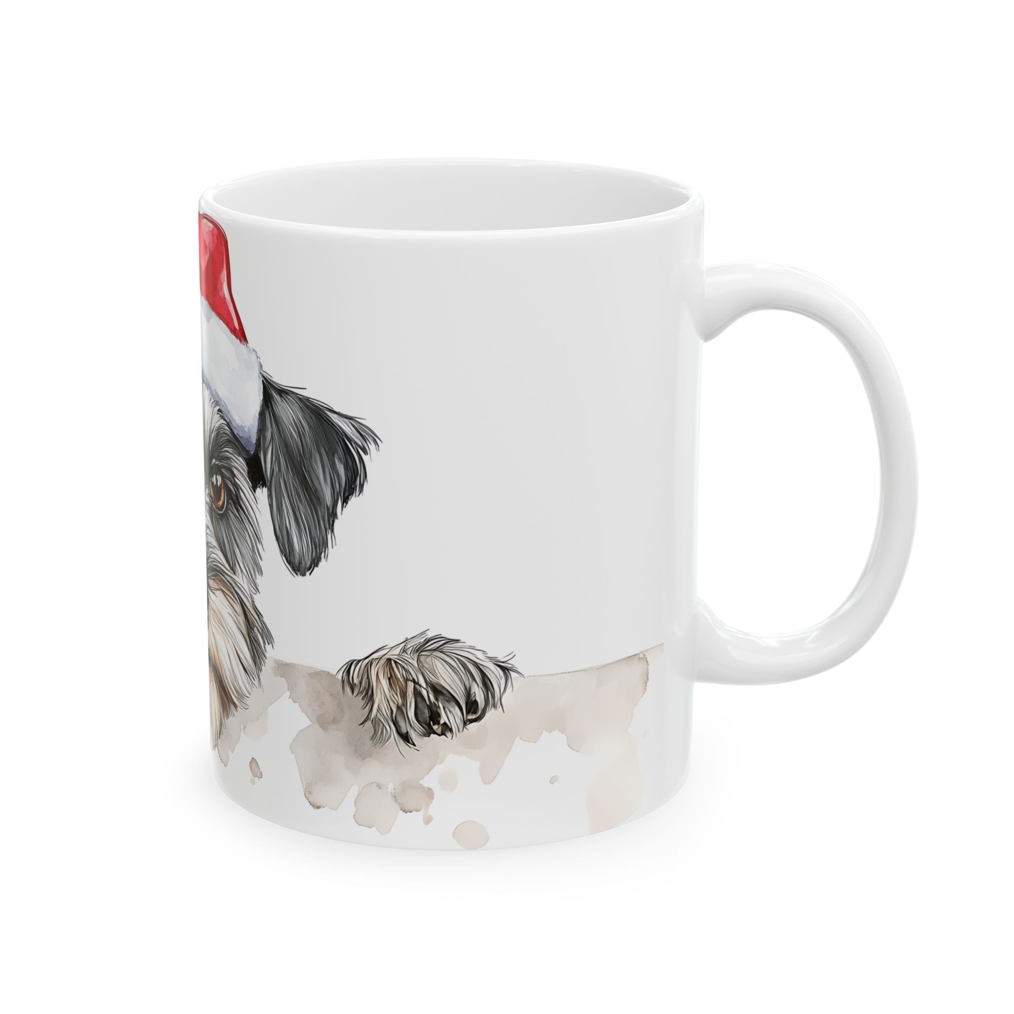 Miniature Schnauzer Christmas Mug