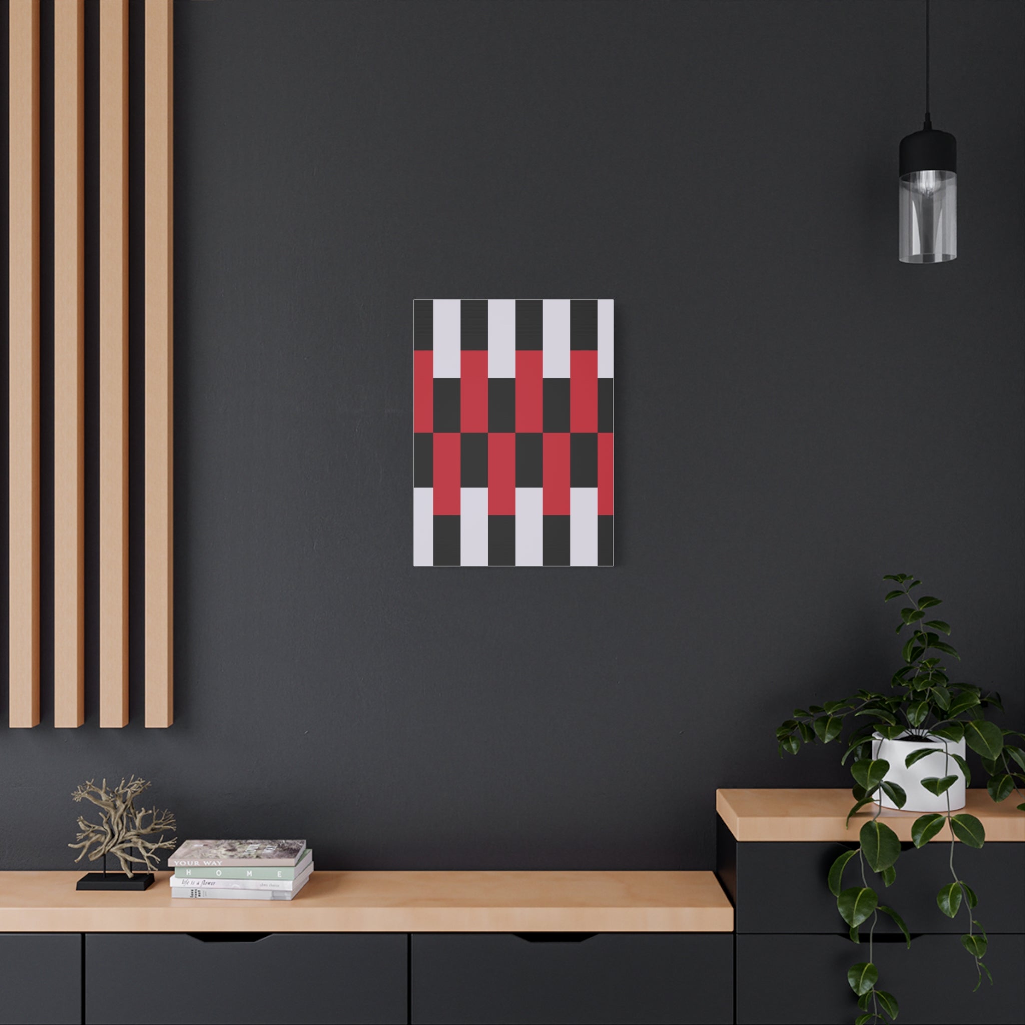 Abstract Geometric Canvas Art Print