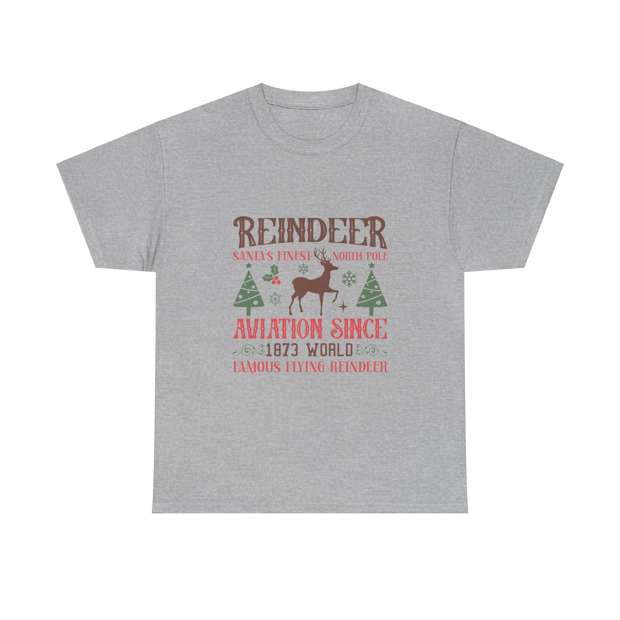 Reindeer Aviation Since 1873 Xmas Tee