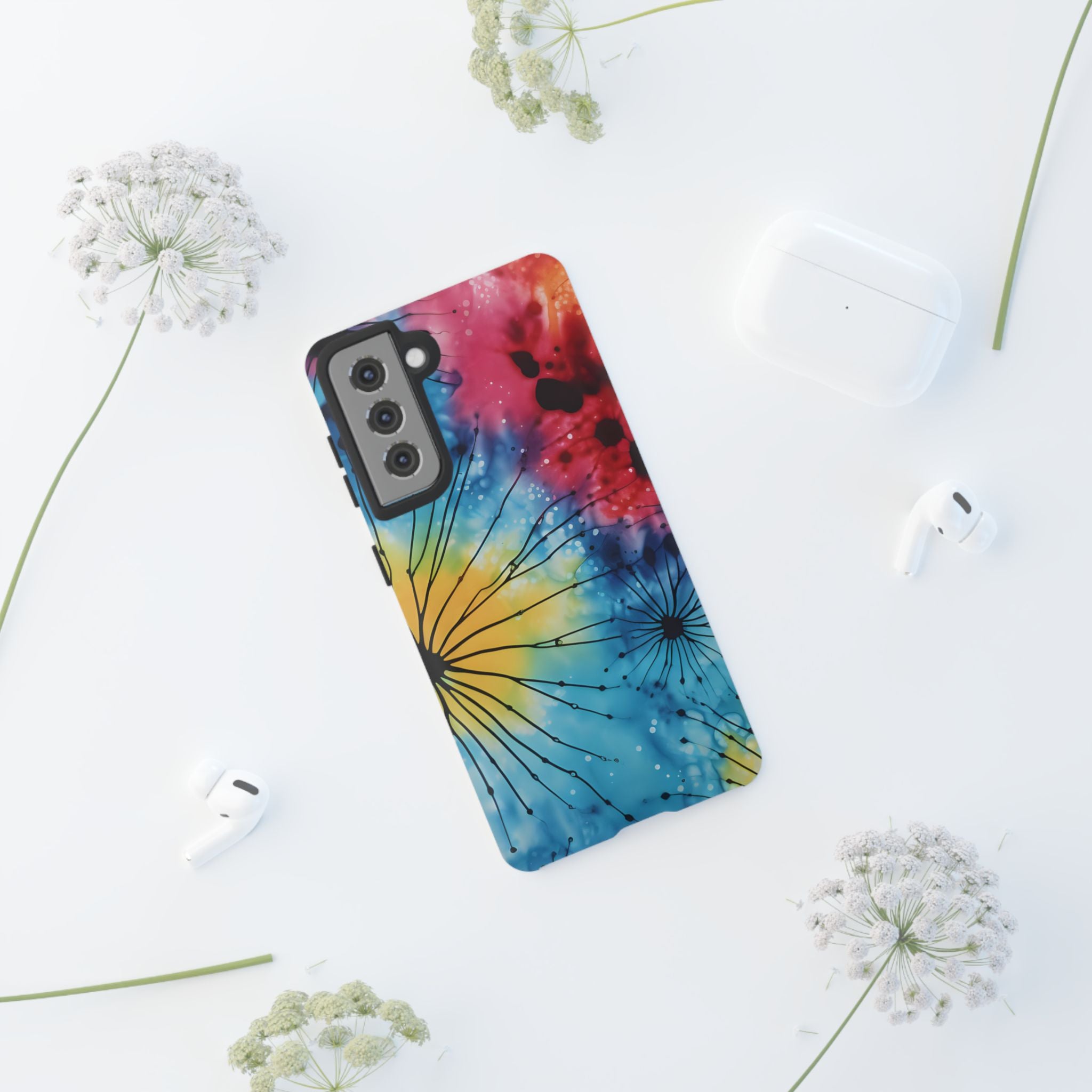 Cosmic Bloom Abstract Samsung Case