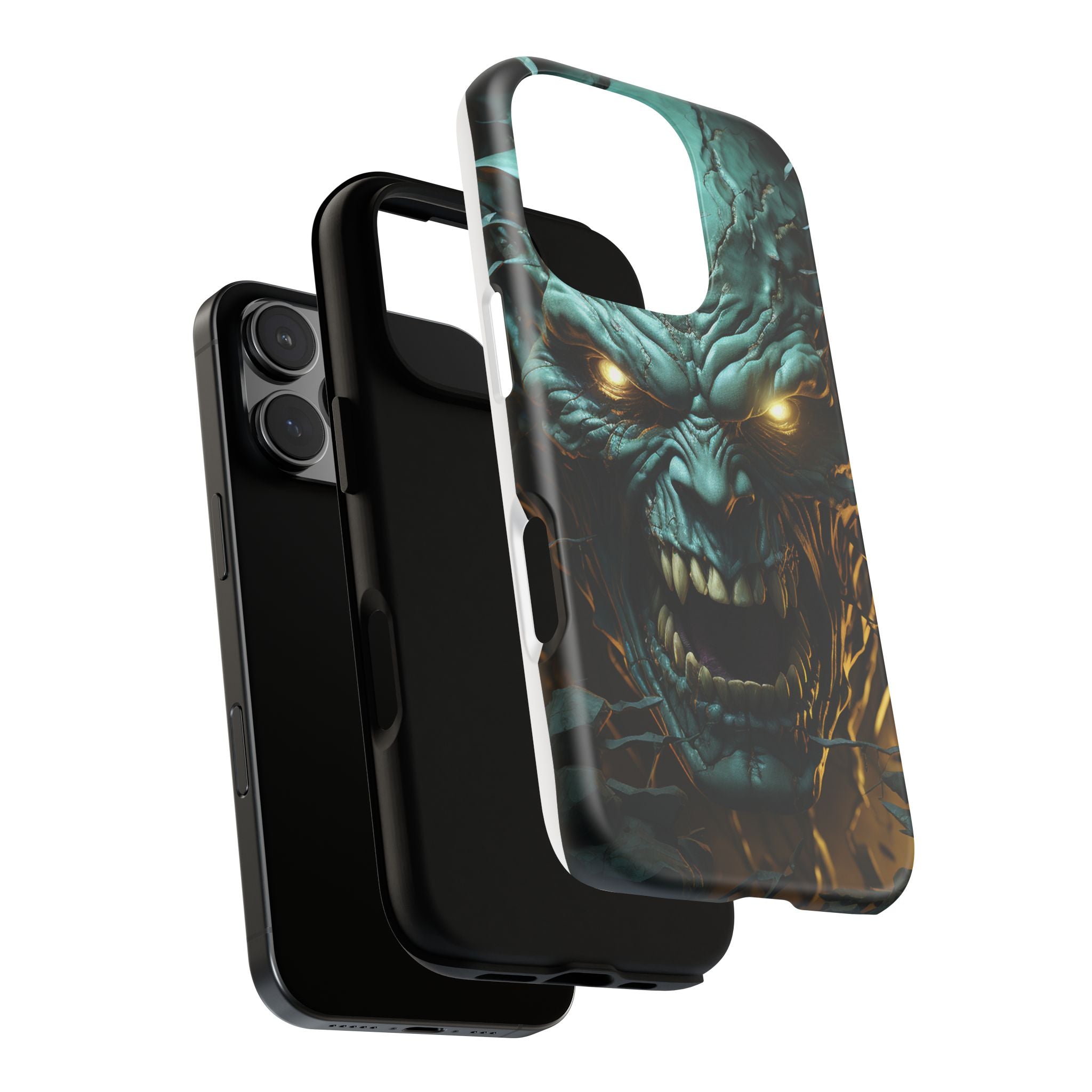 Monstrous Roar Hexagon Stone iPhone Case