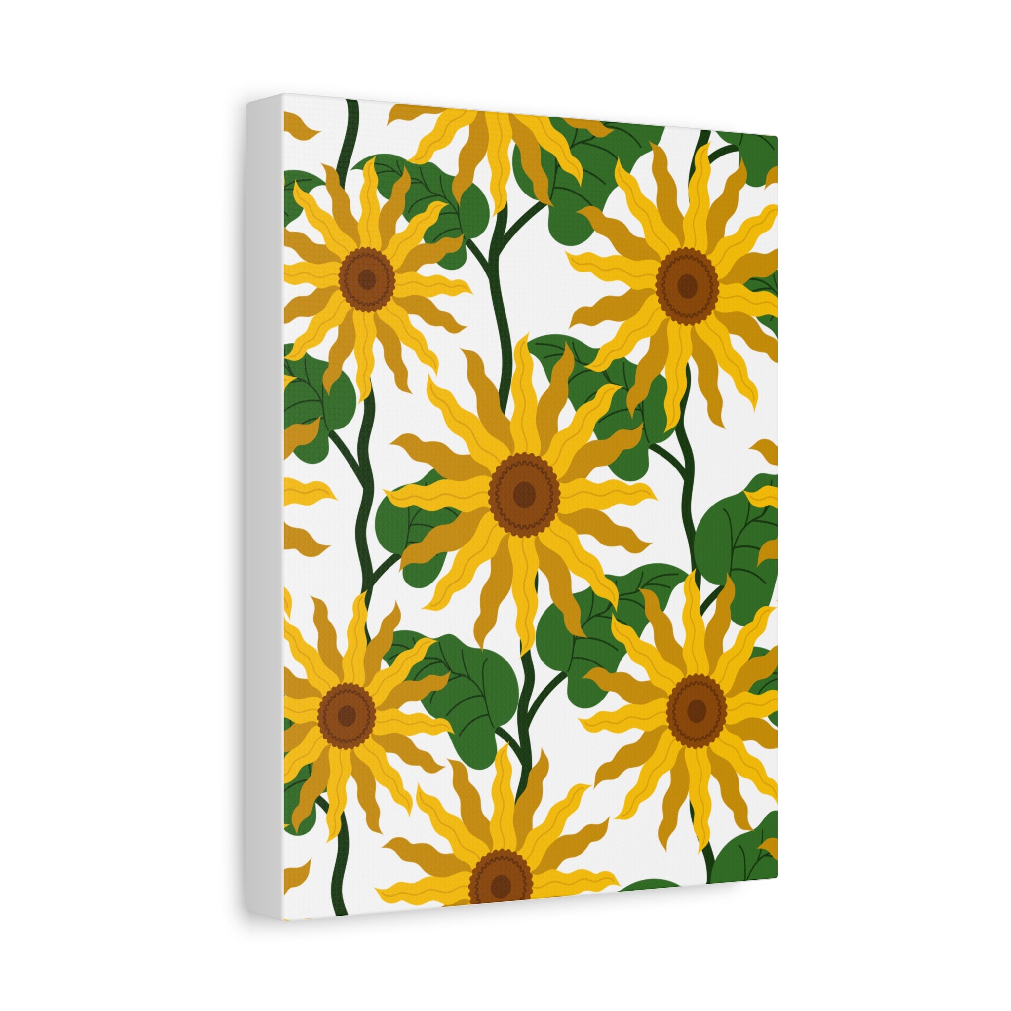 Bold Sunflower Canvas Art Print