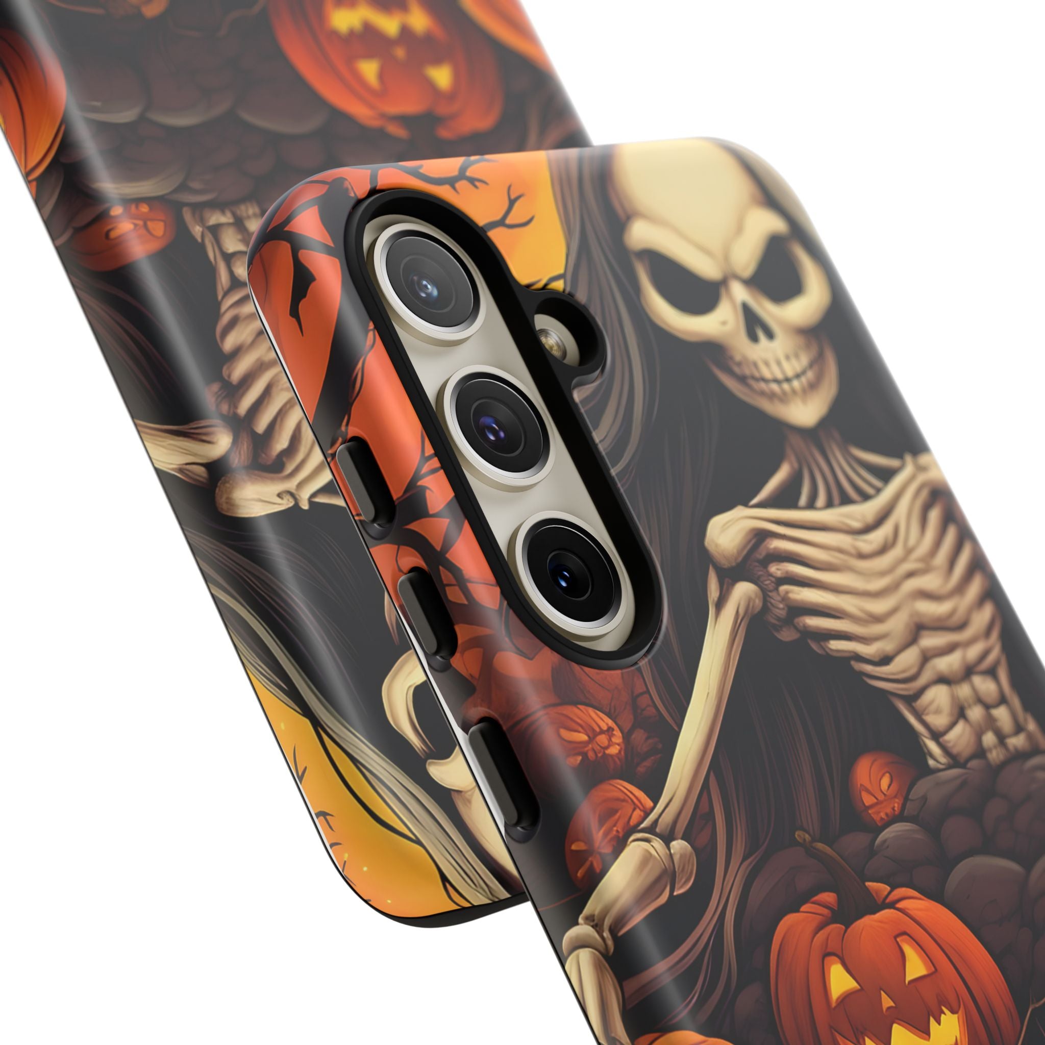 Spooky Skeleton Halloween Samsung Case