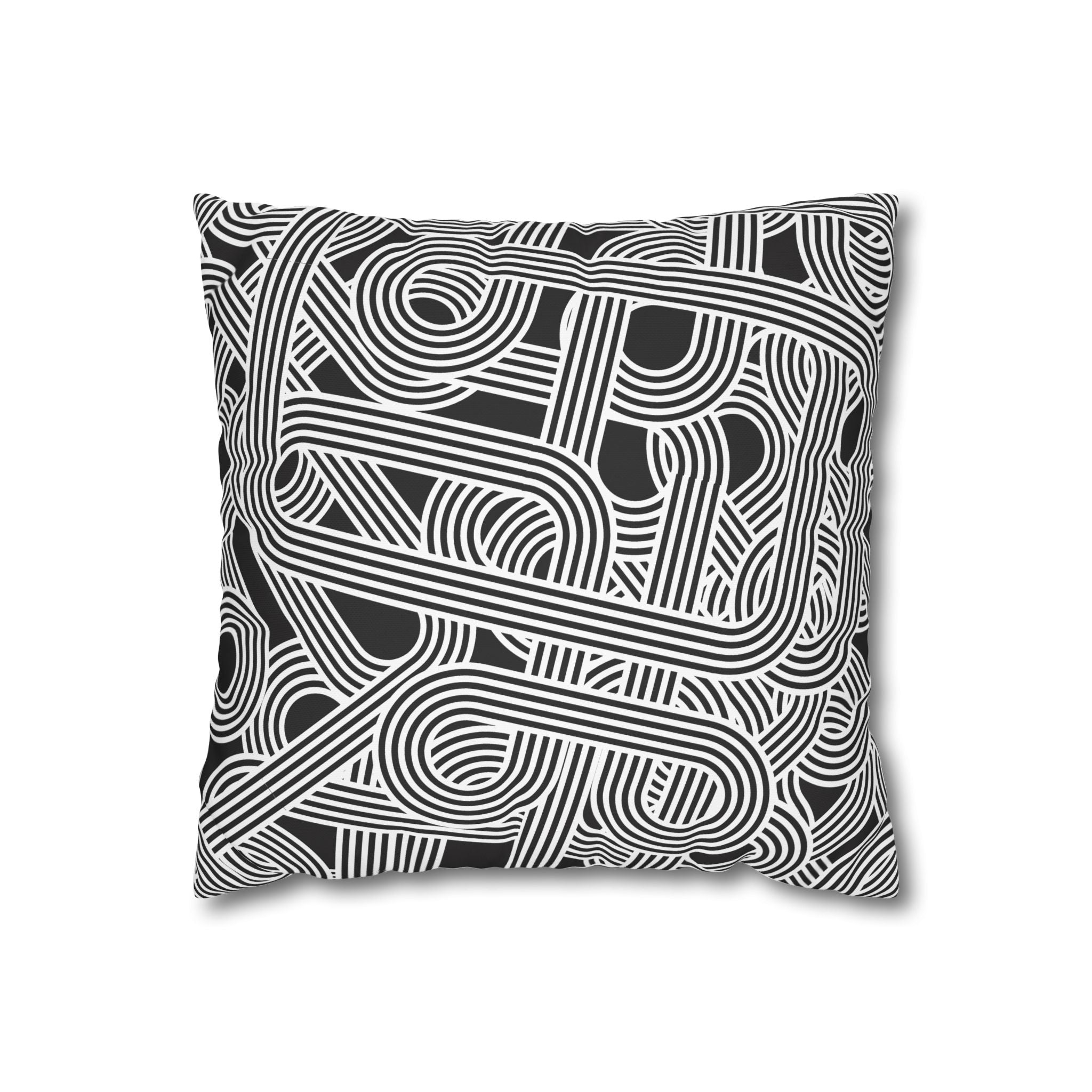 Retro Optical Illusion Pillowcase