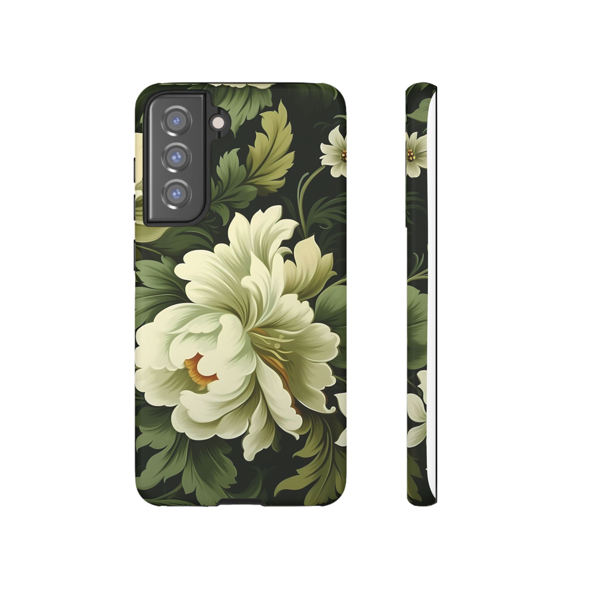 Opulent Floral Samsung Case - Dark Green