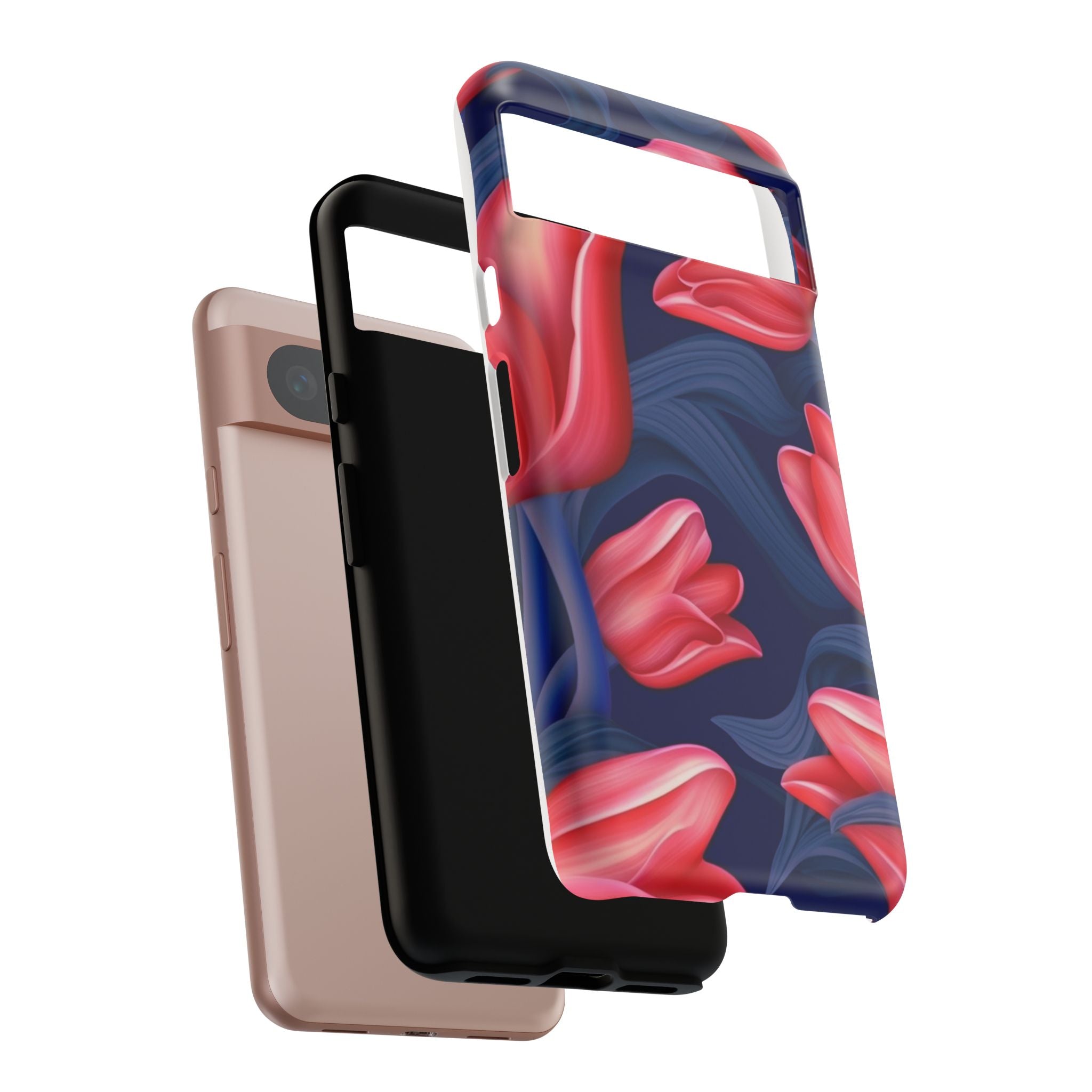 Vibrant Red Tulips Google Pixel Case (All Models)