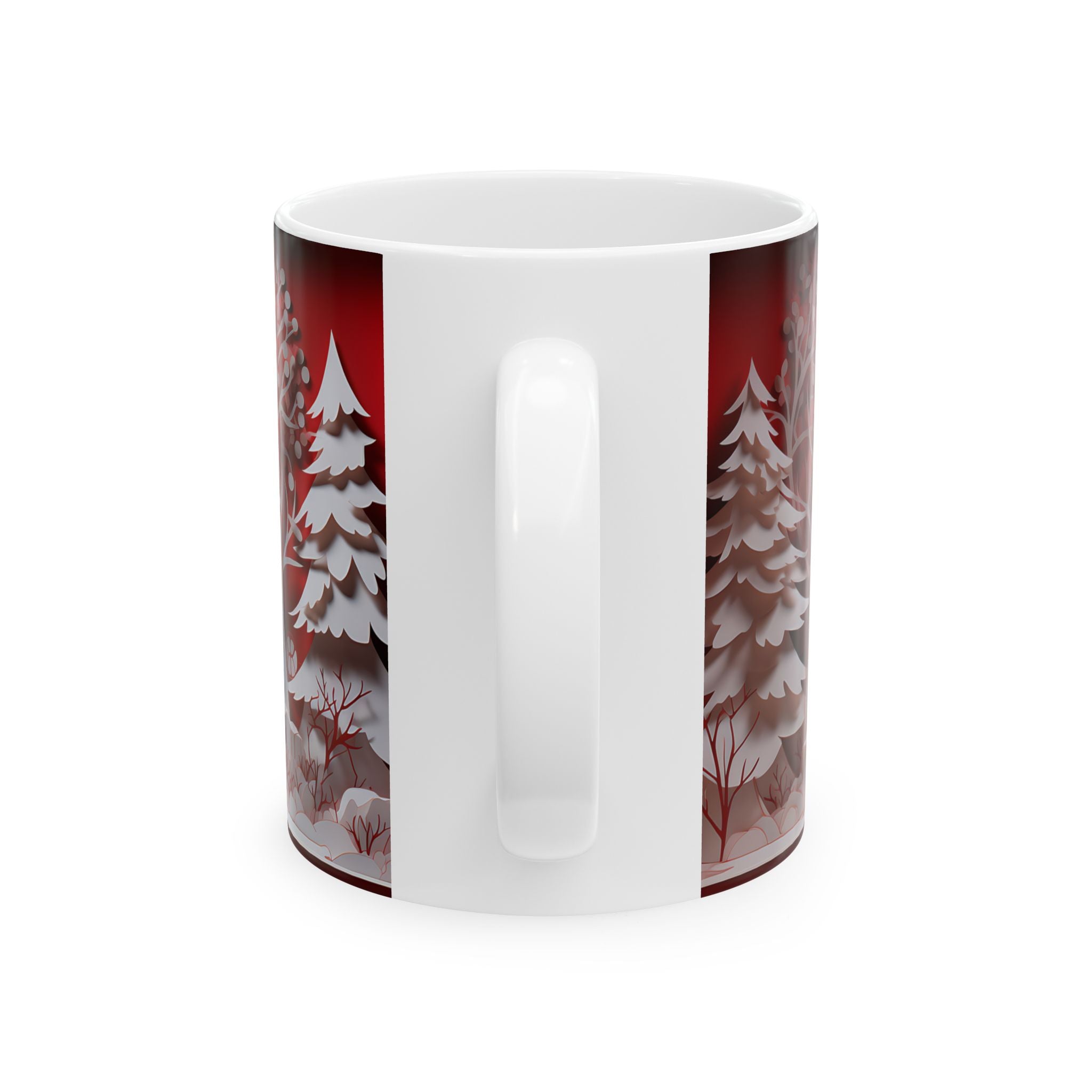 Winter Wonderland Paper Cut Mug