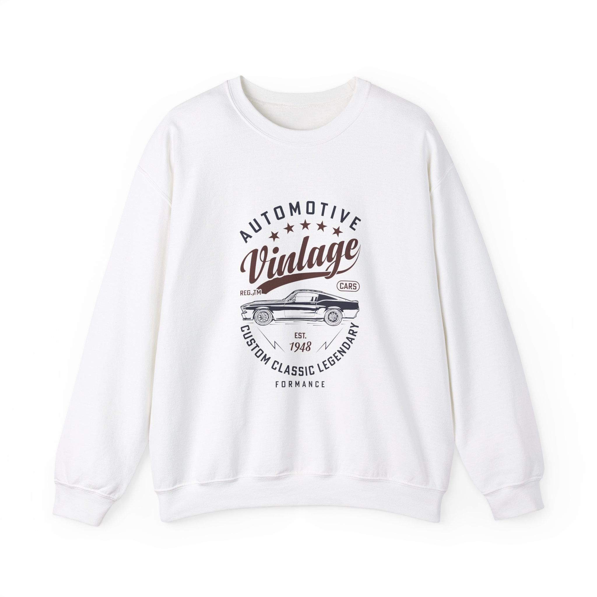 Vintage Muscle Car Sweatshirt - Est. 1948